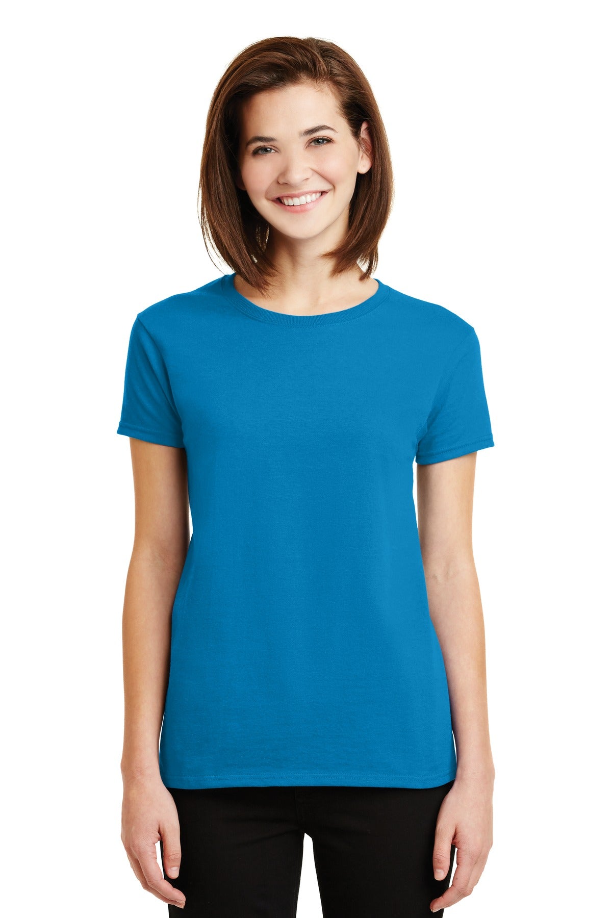 Gildan - Ladies Ultra Cotton 100% US Cotton T-Shirt. 2000L