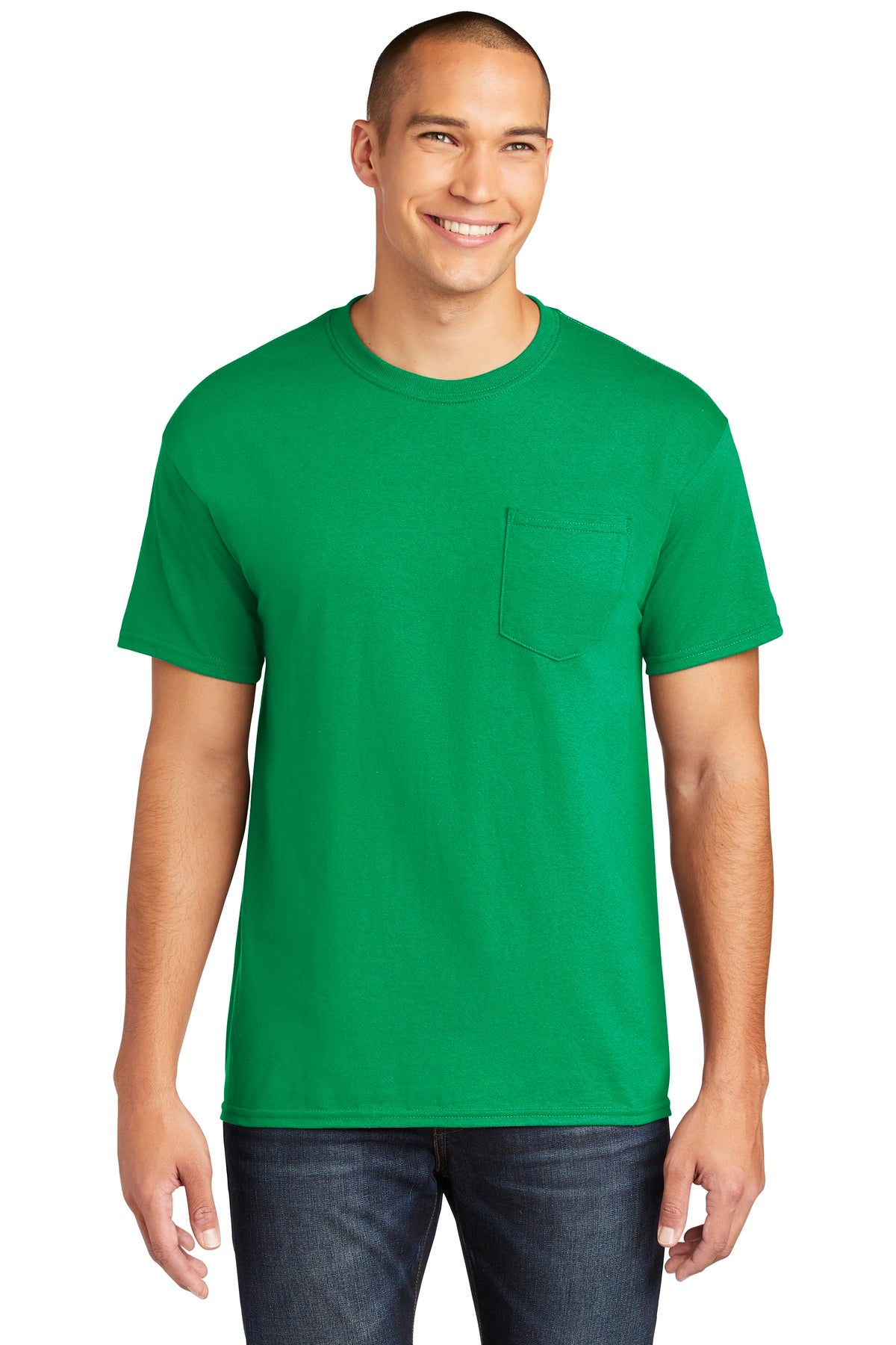 Gildan  Heavy Cotton ‚Ñ¢ 100% Cotton Pocket T-Shirt. 5300