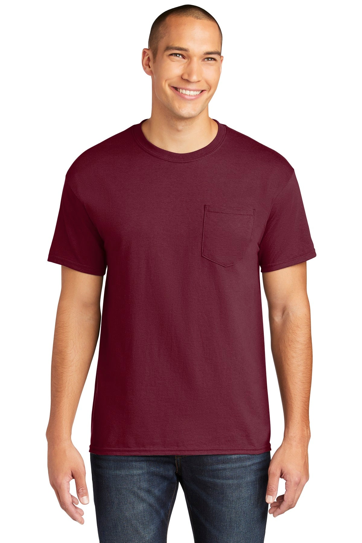 Gildan  Heavy Cotton ‚Ñ¢ 100% Cotton Pocket T-Shirt. 5300