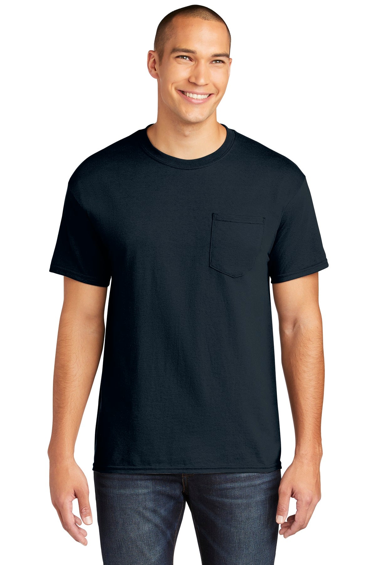 Gildan  Heavy Cotton ‚Ñ¢ 100% Cotton Pocket T-Shirt. 5300