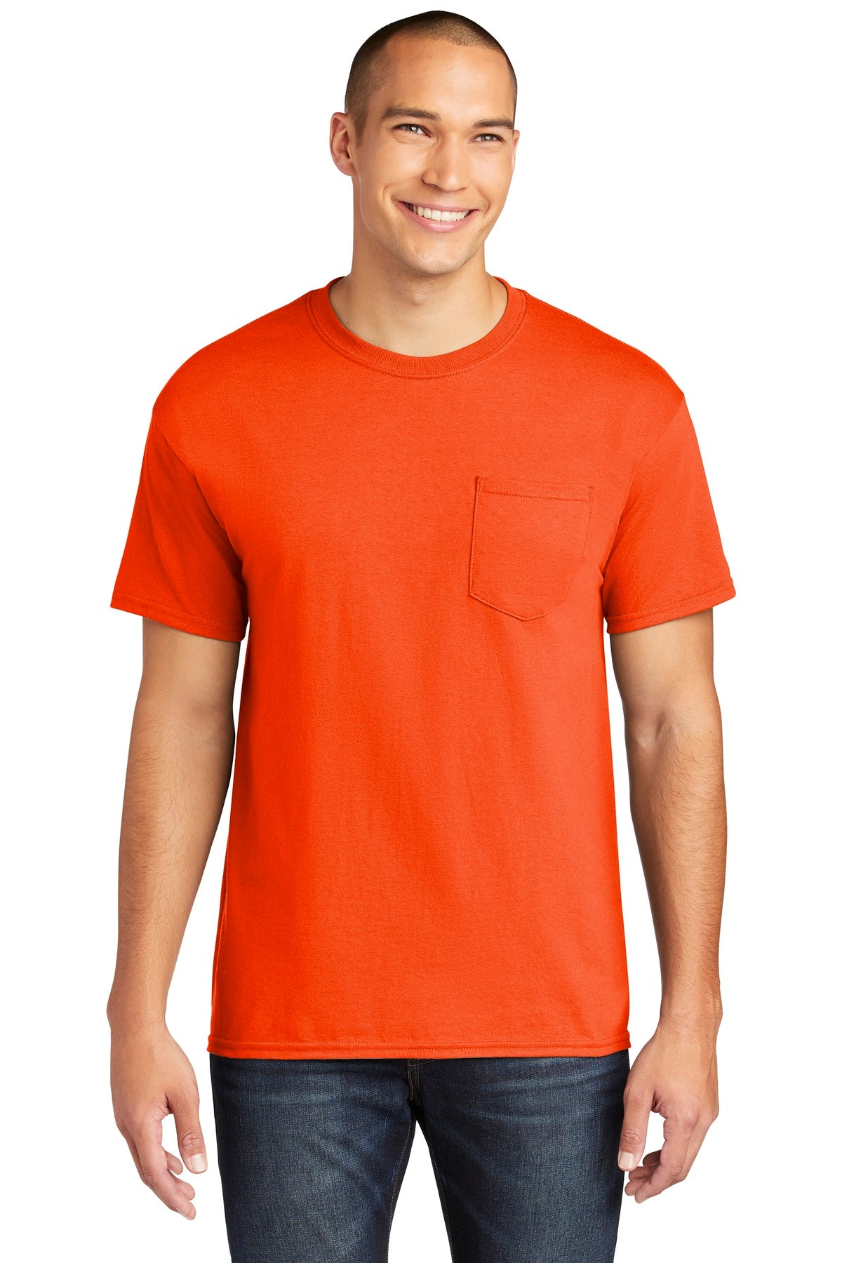 Gildan  Heavy Cotton ‚Ñ¢ 100% Cotton Pocket T-Shirt. 5300