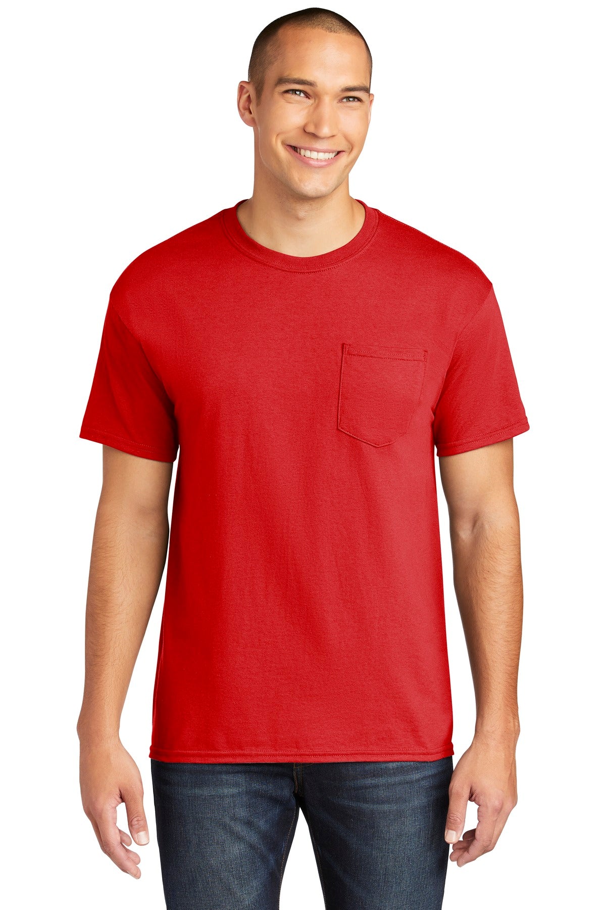 Gildan  Heavy Cotton ‚Ñ¢ 100% Cotton Pocket T-Shirt. 5300