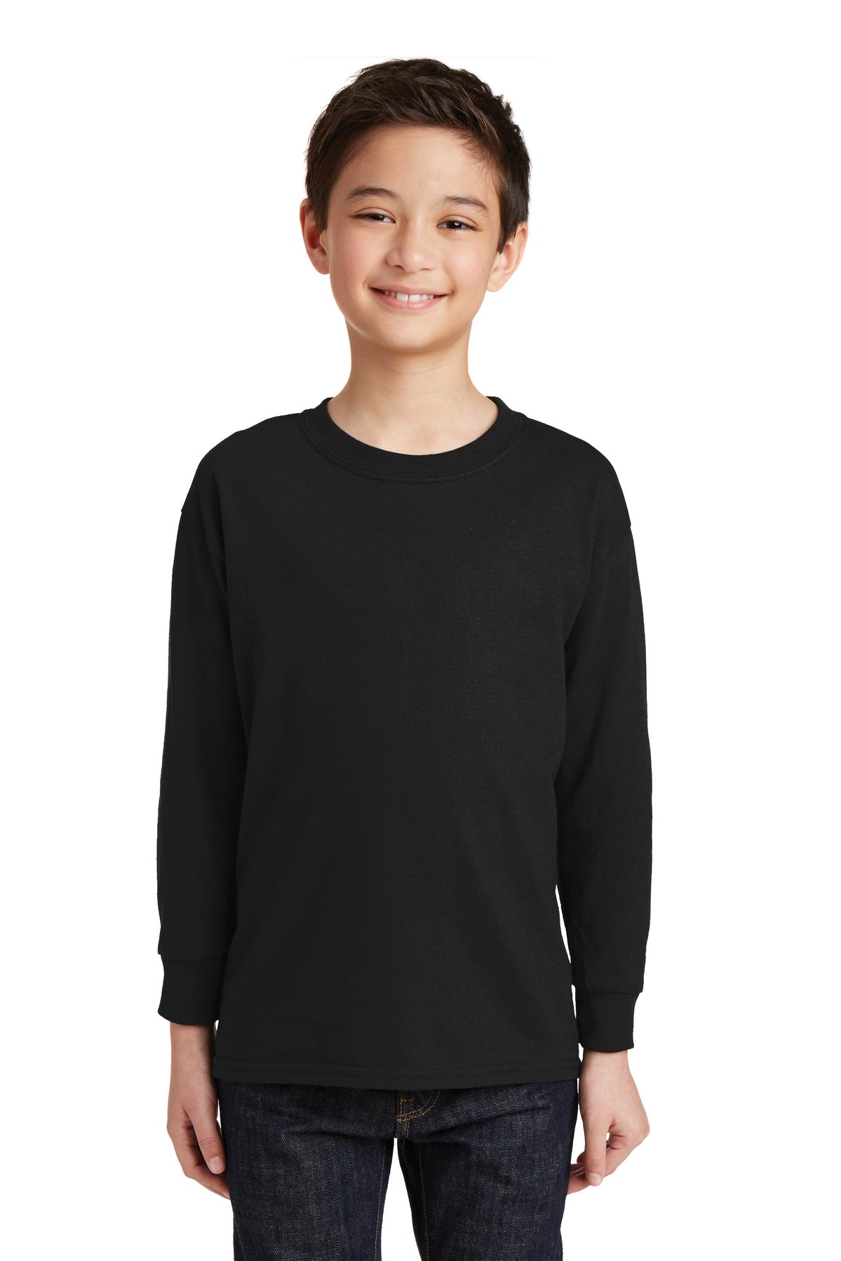 Gildan Youth Heavy Cotton‚Ñ¢ 100% Cotton Long Sleeve T-Shirt. 5400B