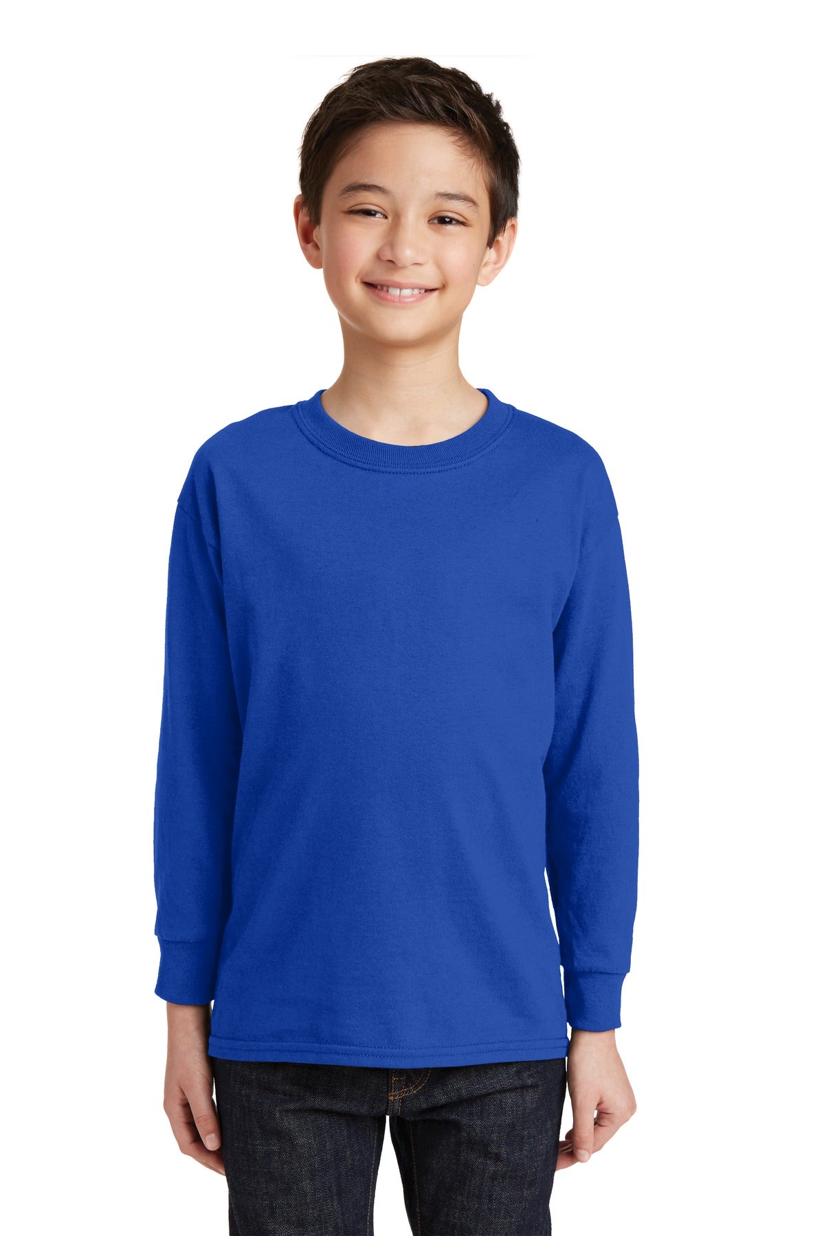 Gildan Youth Heavy Cotton‚Ñ¢ 100% Cotton Long Sleeve T-Shirt. 5400B