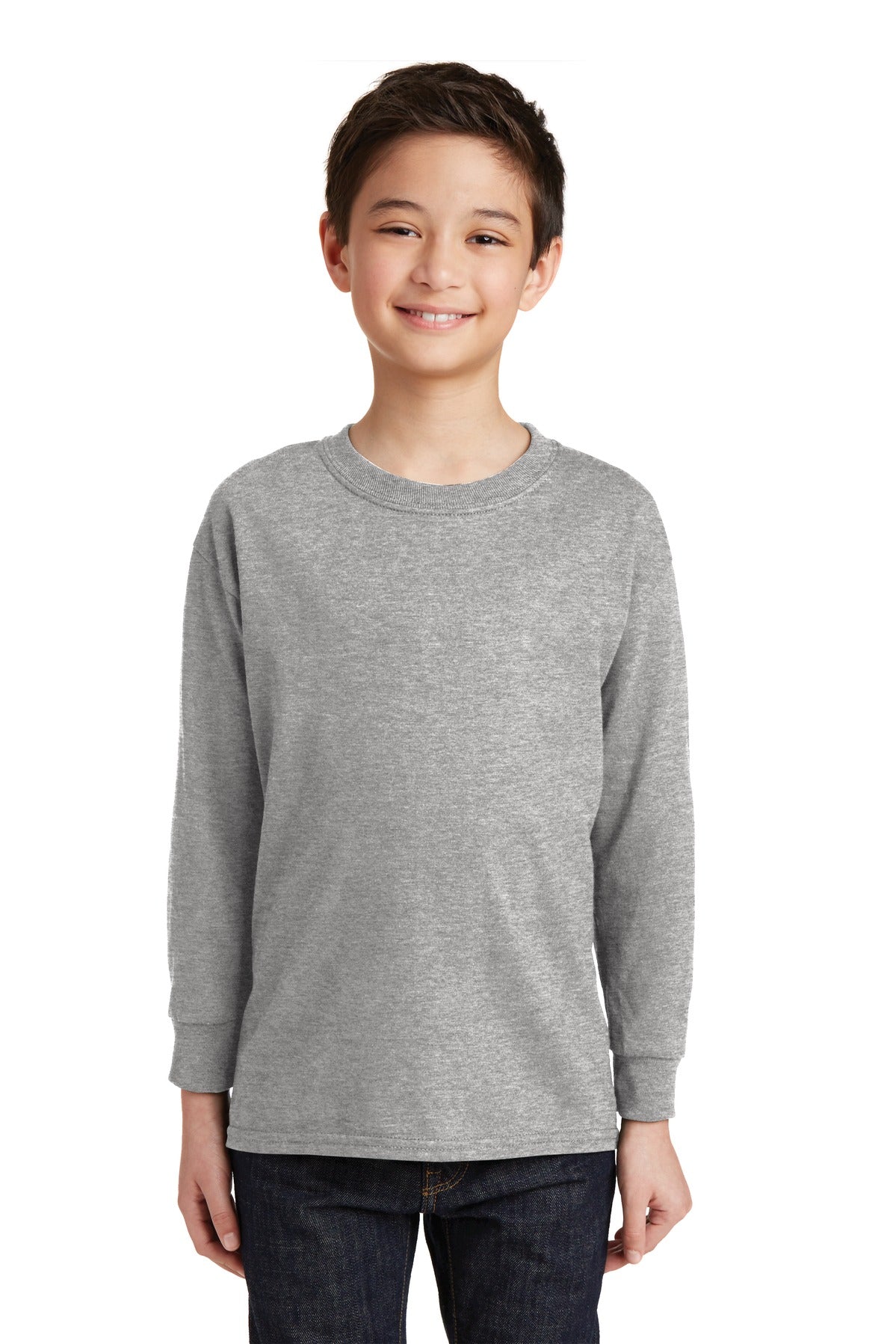 Gildan Youth Heavy Cotton‚Ñ¢ 100% Cotton Long Sleeve T-Shirt. 5400B