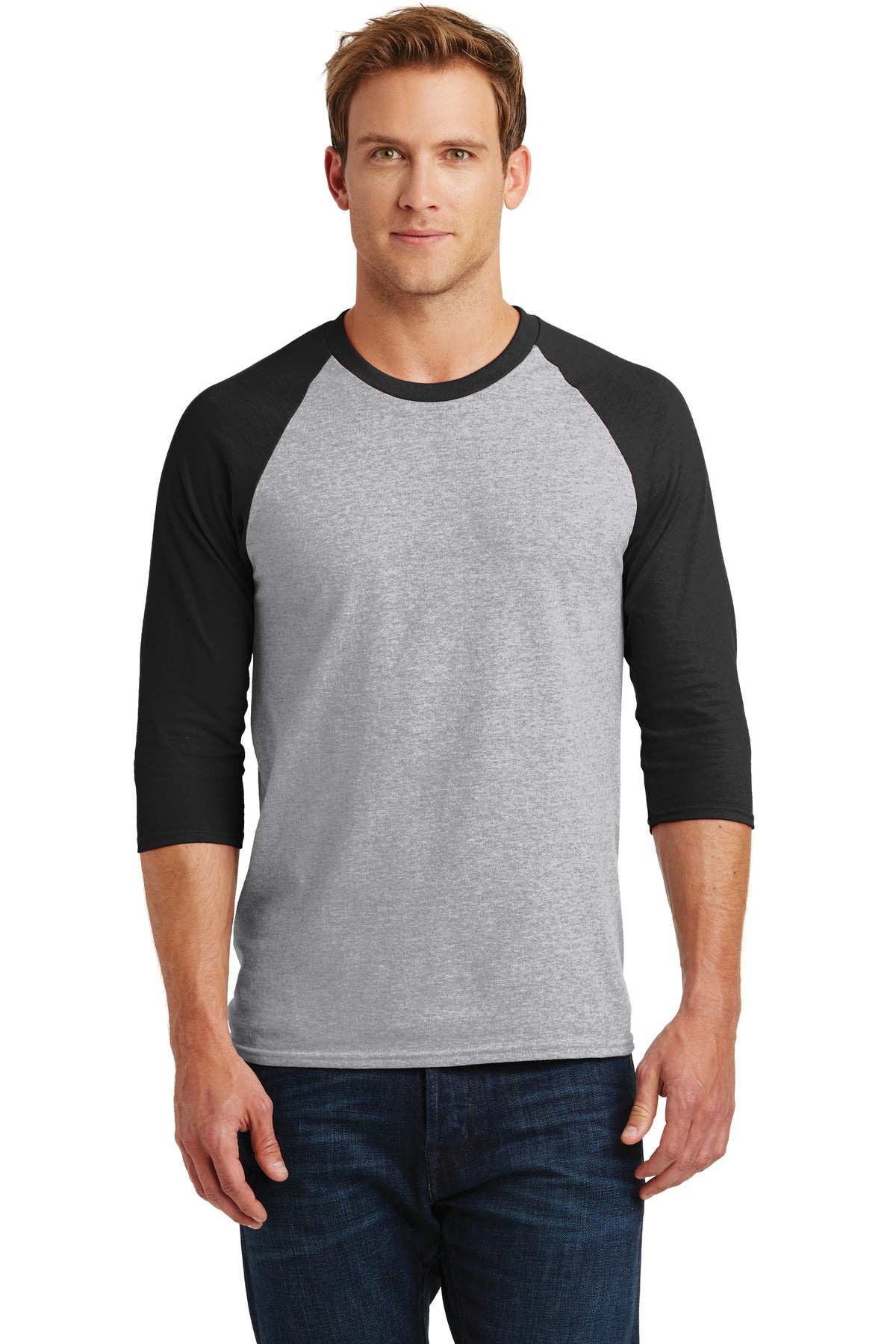 Gildan Heavy Cotton&#8482; 3/4-Sleeve Raglan T-Shirt. 5700