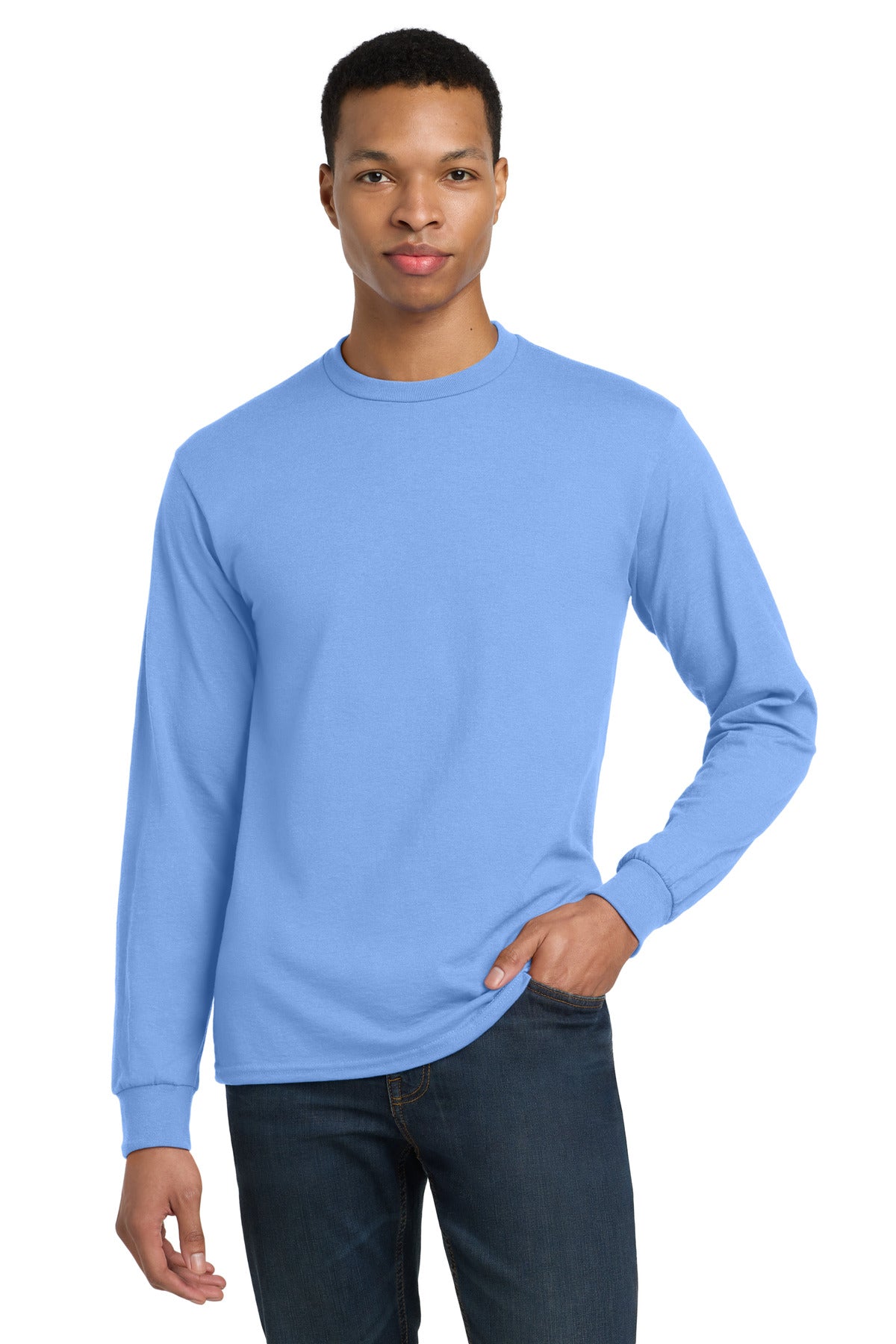 Gildan - DryBlend 50 Cotton/50 Poly Long Sleeve T-Shirt. 8400