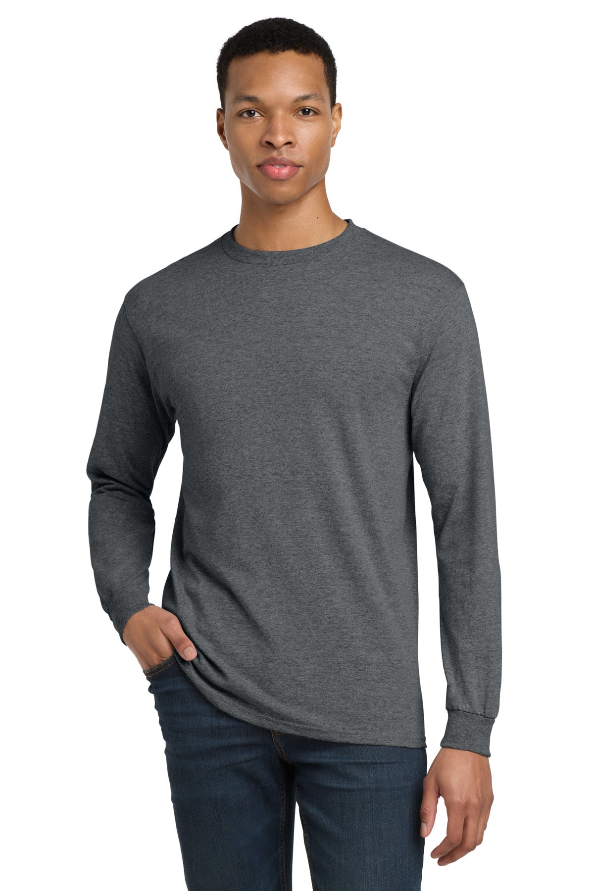 Gildan - DryBlend 50 Cotton/50 Poly Long Sleeve T-Shirt. 8400