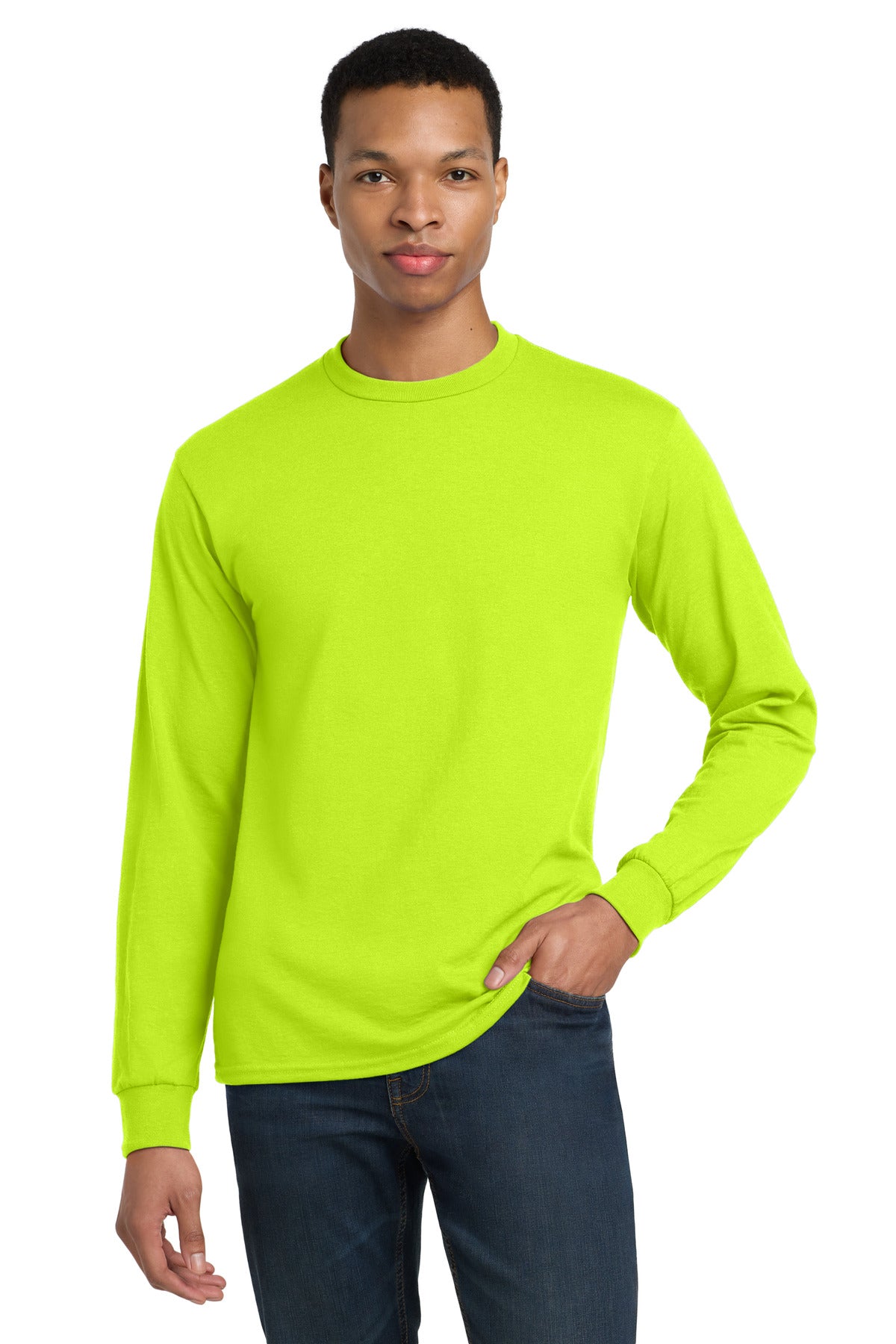 Gildan - DryBlend 50 Cotton/50 Poly Long Sleeve T-Shirt. 8400