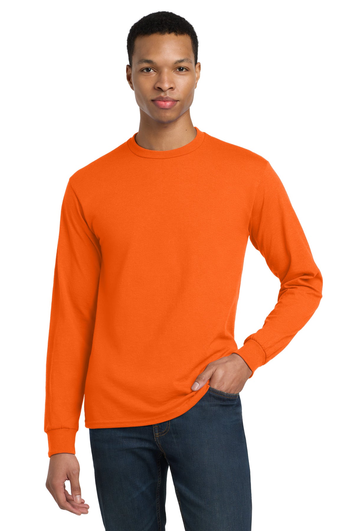 Gildan - DryBlend 50 Cotton/50 Poly Long Sleeve T-Shirt. 8400