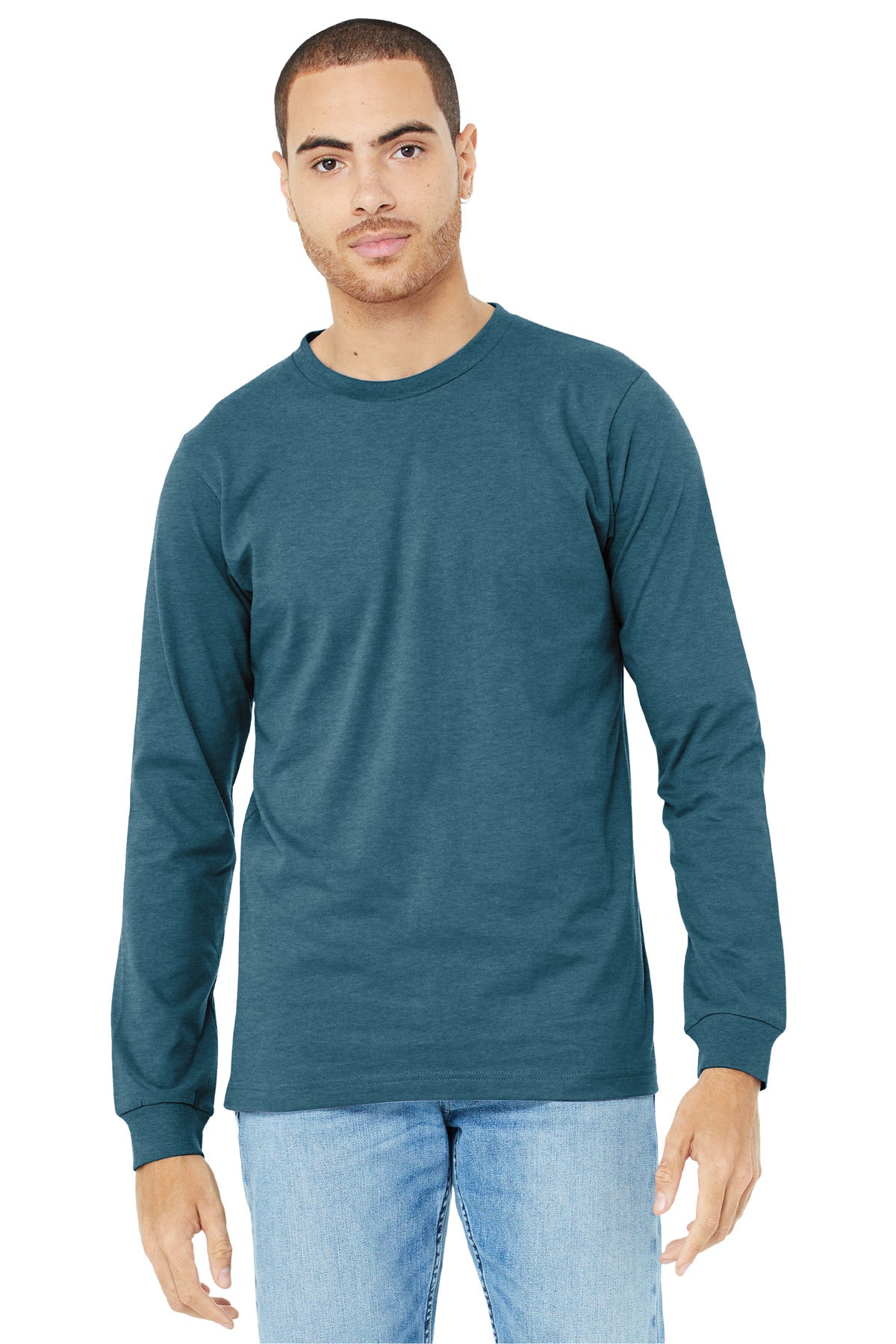 BELLA+CANVAS Unisex Heather CVC Long Sleeve Tee BC3501CVC