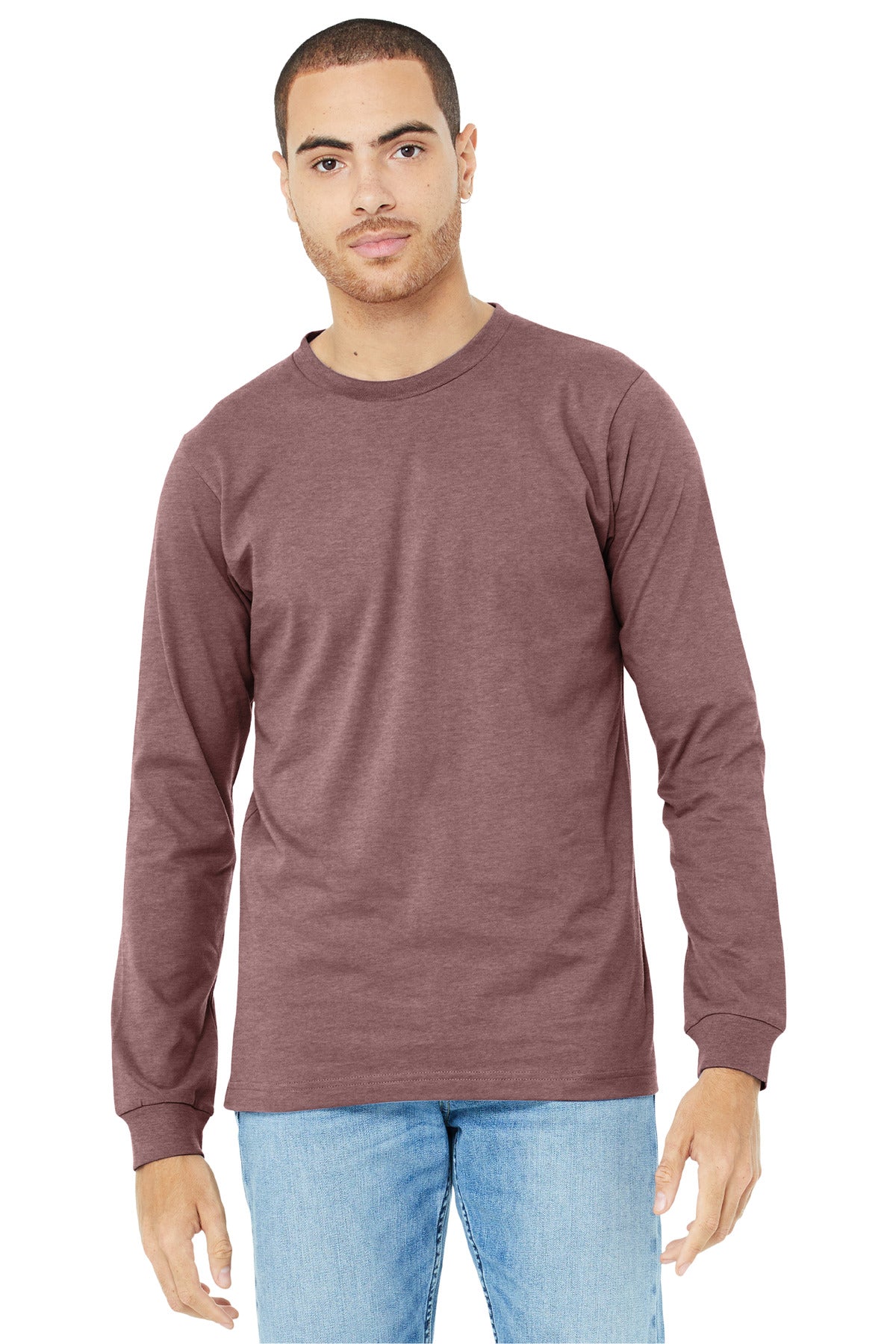 BELLA+CANVAS Unisex Heather CVC Long Sleeve Tee BC3501CVC