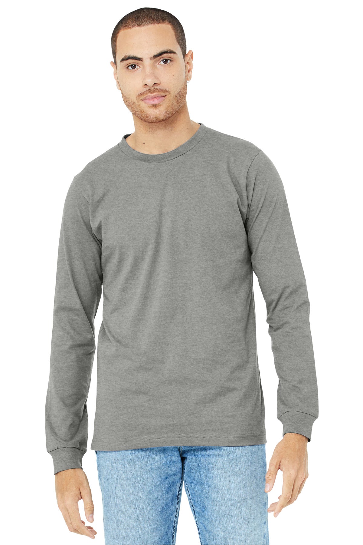 BELLA+CANVAS Unisex Heather CVC Long Sleeve Tee BC3501CVC