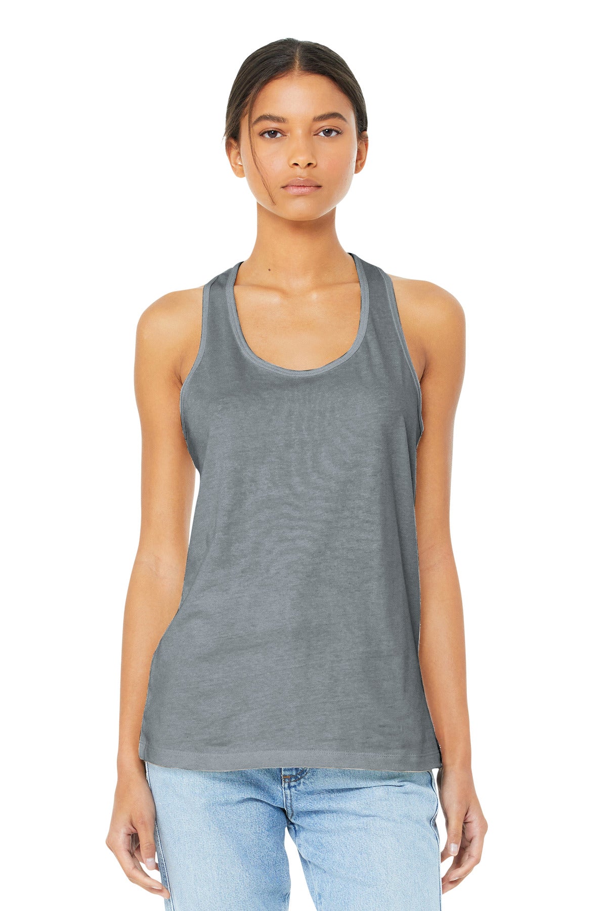 BELLA+CANVAS  Women's Jersey Racerback Tank. BC6008