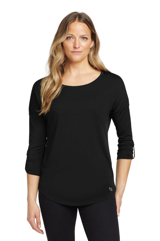 OGIO  Ladies Gravitate Scoop 3/4-Sleeve . LOG141