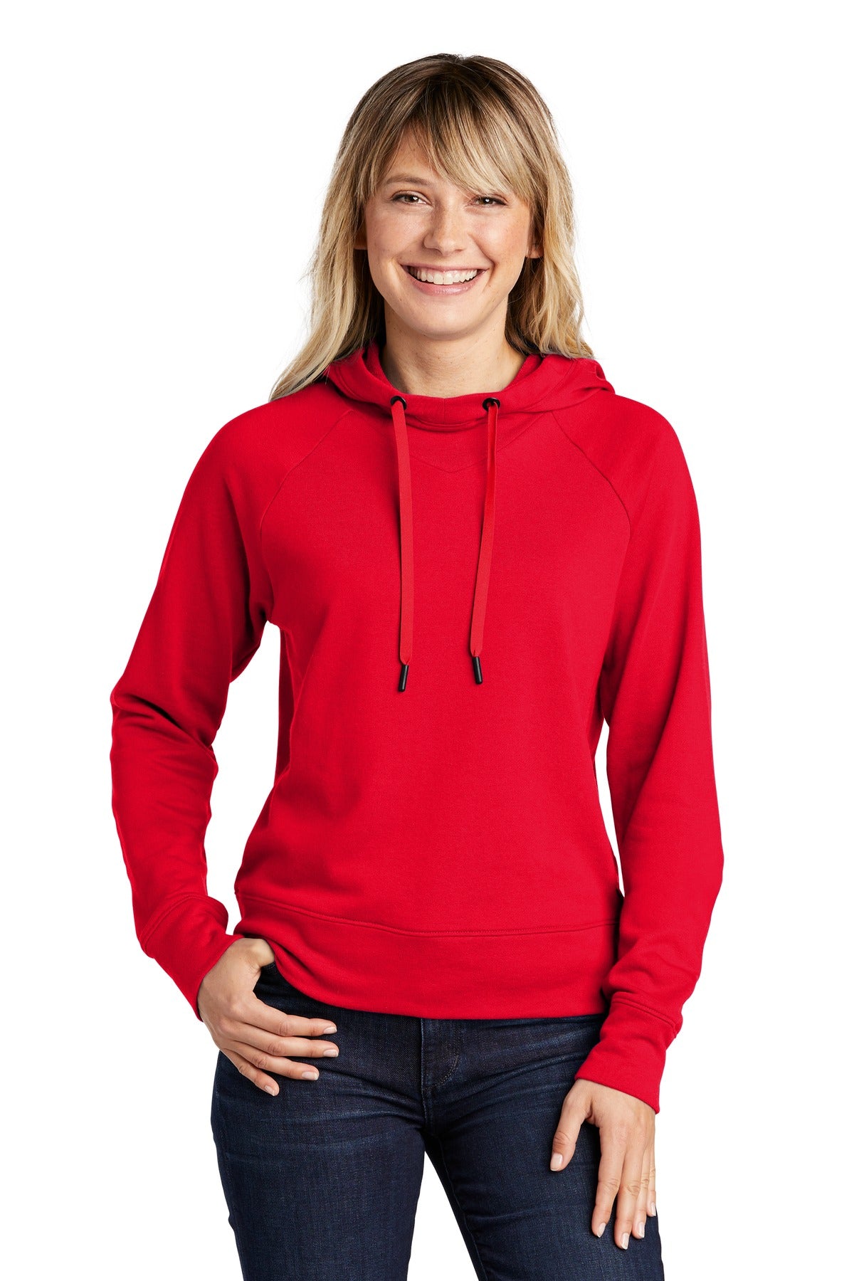 Sport-Tek  Ladies Lightweight French Terry Pullover Hoodie. LST272