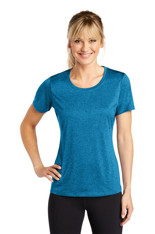 Sport-Tek Ladies Heather Contender‚Ñ¢ Scoop Neck Tee. LST360