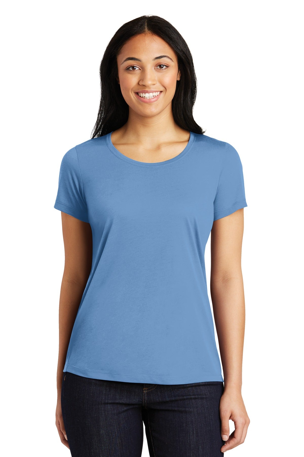 Sport-Tek Ladies PosiCharge Competitor‚Ñ¢ Cotton Touch‚Ñ¢ Scoop Neck Tee. LST450