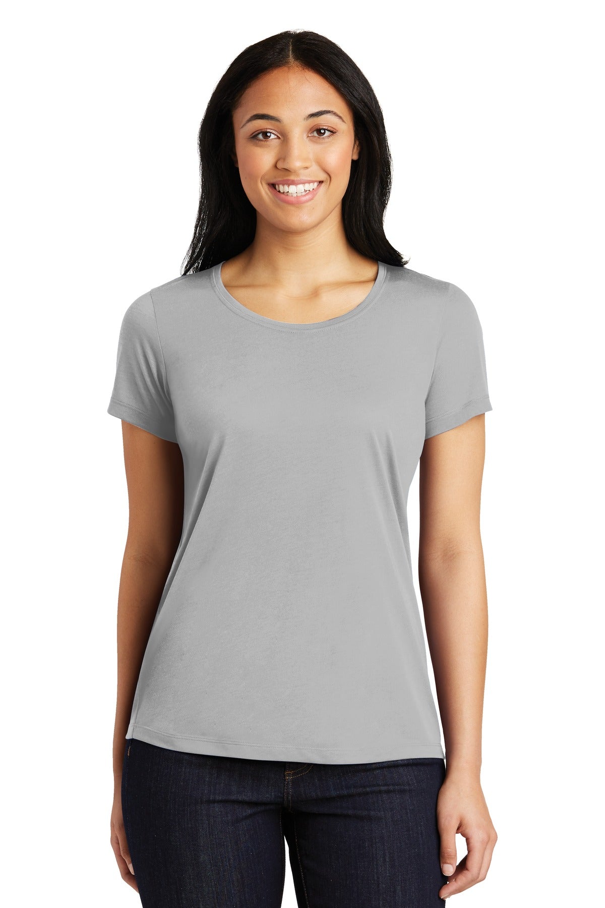 Sport-Tek Ladies PosiCharge Competitor‚Ñ¢ Cotton Touch‚Ñ¢ Scoop Neck Tee. LST450