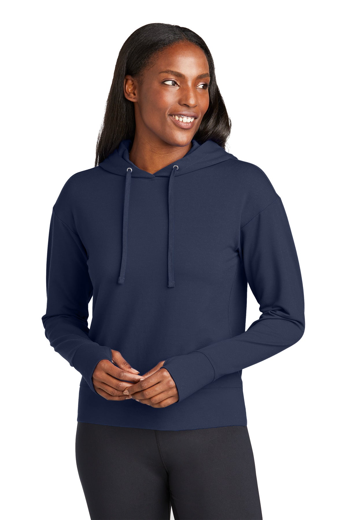 Sport-Tek Ladies Sport-Wick Flex Fleece Pullover Hoodie LST562