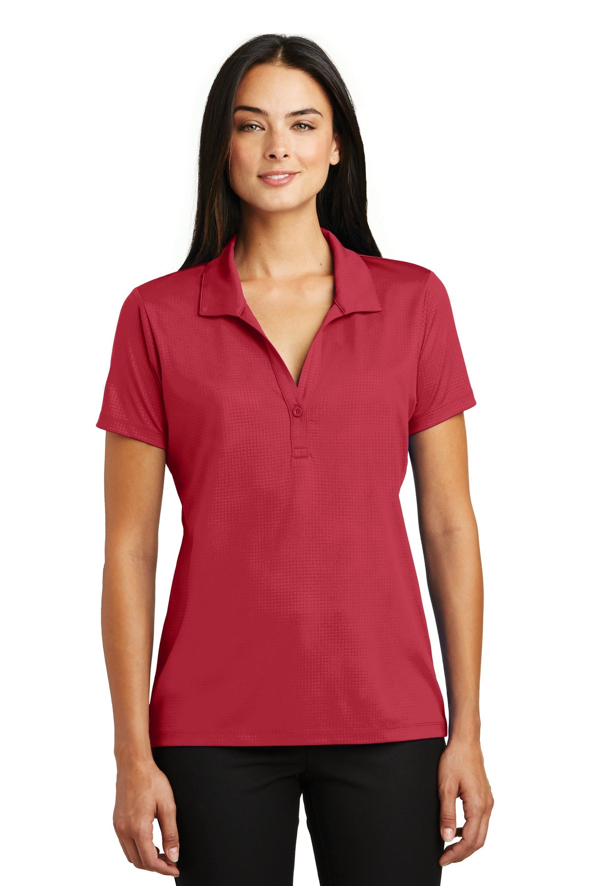 Sport-Tek Ladies Embossed PosiCharge Tough Polo. LST630