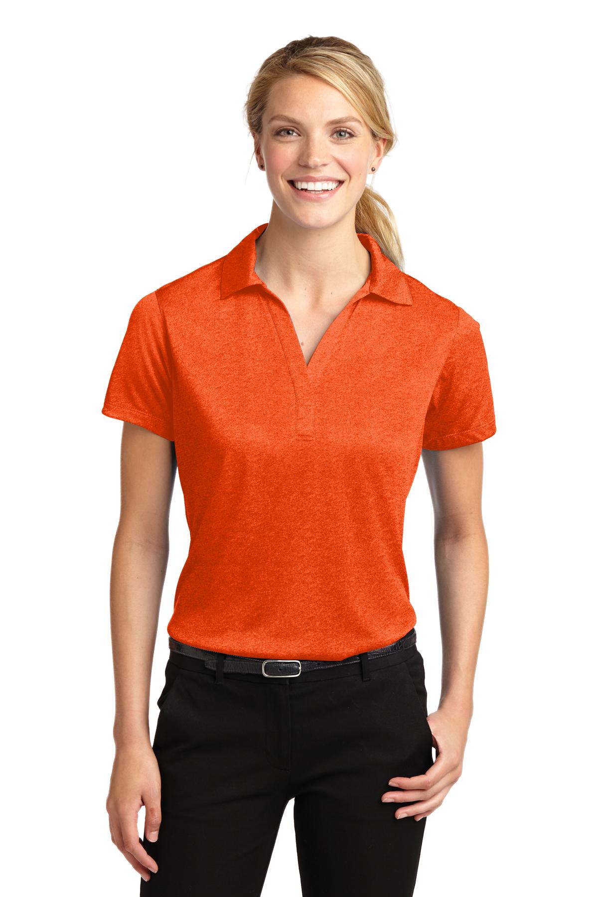 Sport-Tek Ladies Heather Contender‚Ñ¢ Polo. LST660