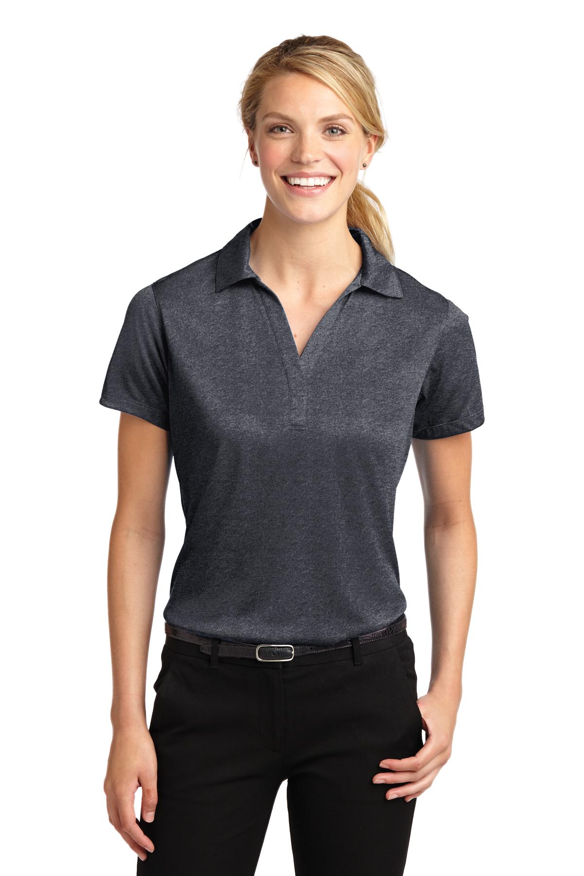 Sport-Tek Ladies Heather Contender‚Ñ¢ Polo. LST660