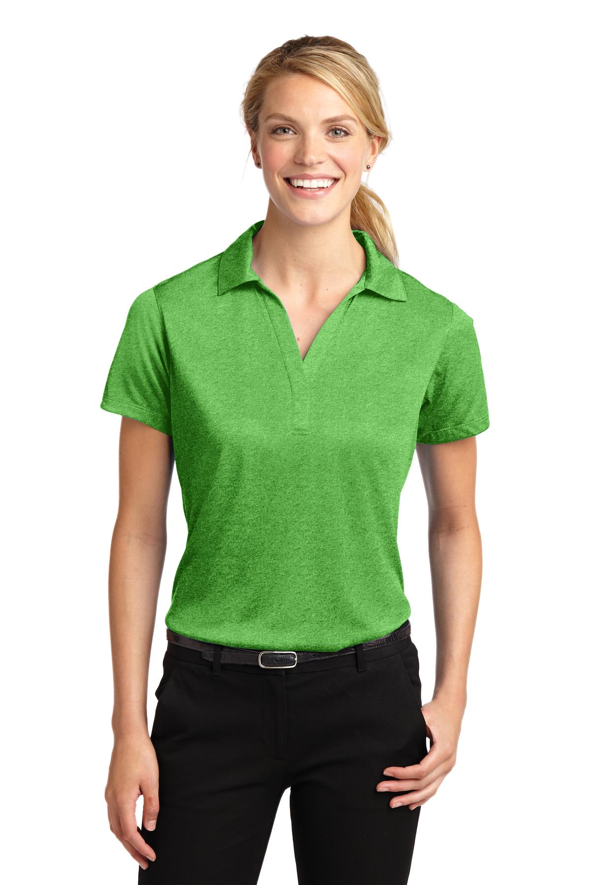 Sport-Tek Ladies Heather Contender‚Ñ¢ Polo. LST660