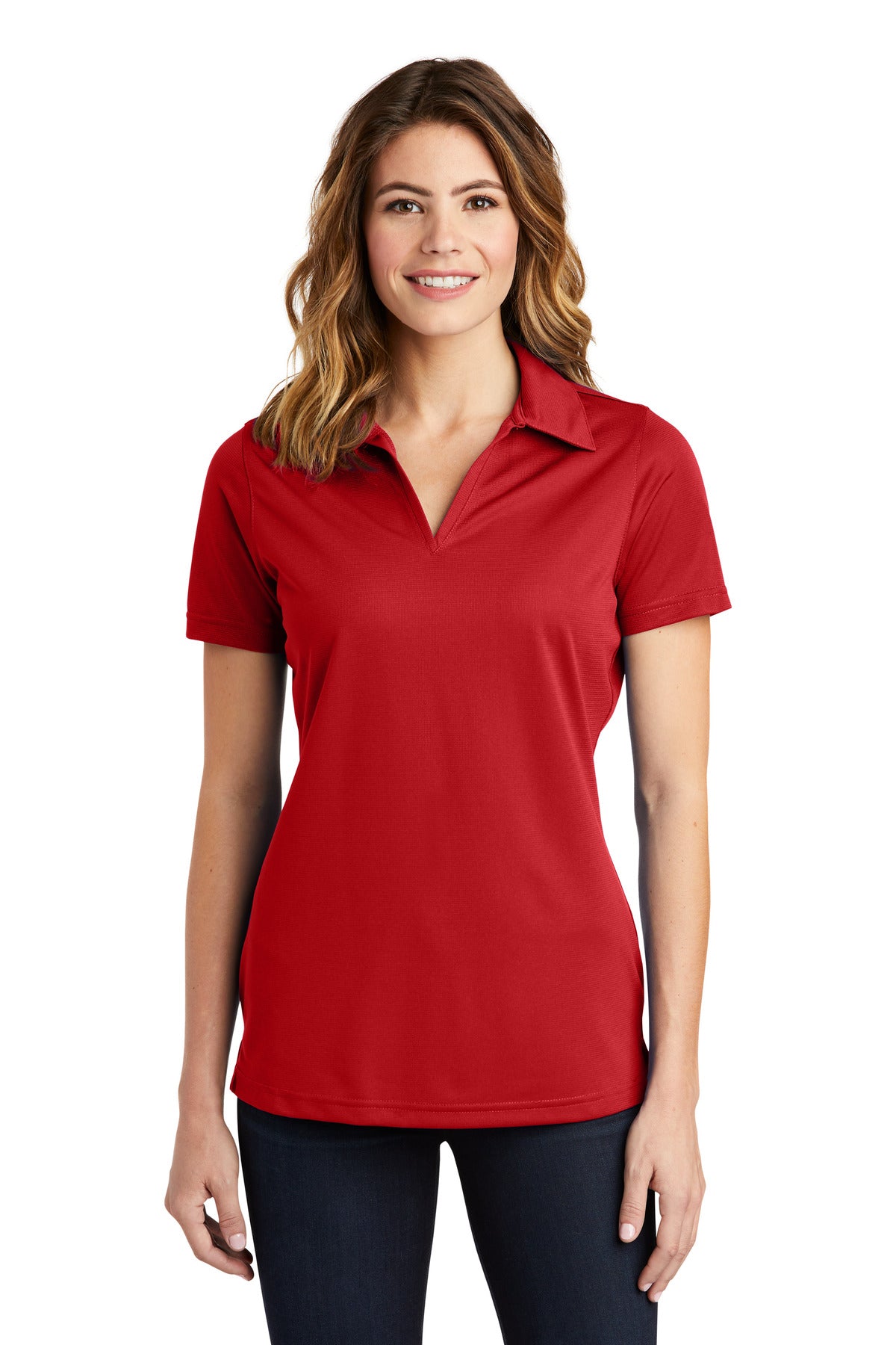 Sport-Tek Ladies PosiCharge Active Textured Polo. LST690