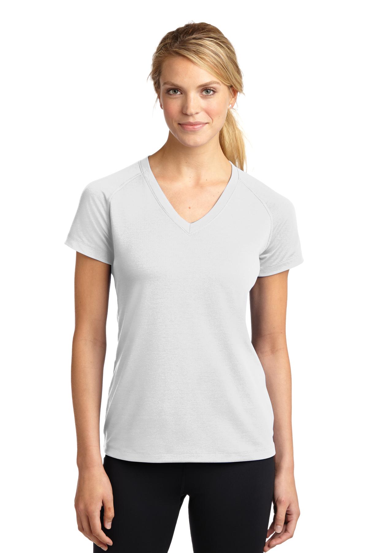 Sport-Tek Ladies Ultimate Performance V-Neck. LST700