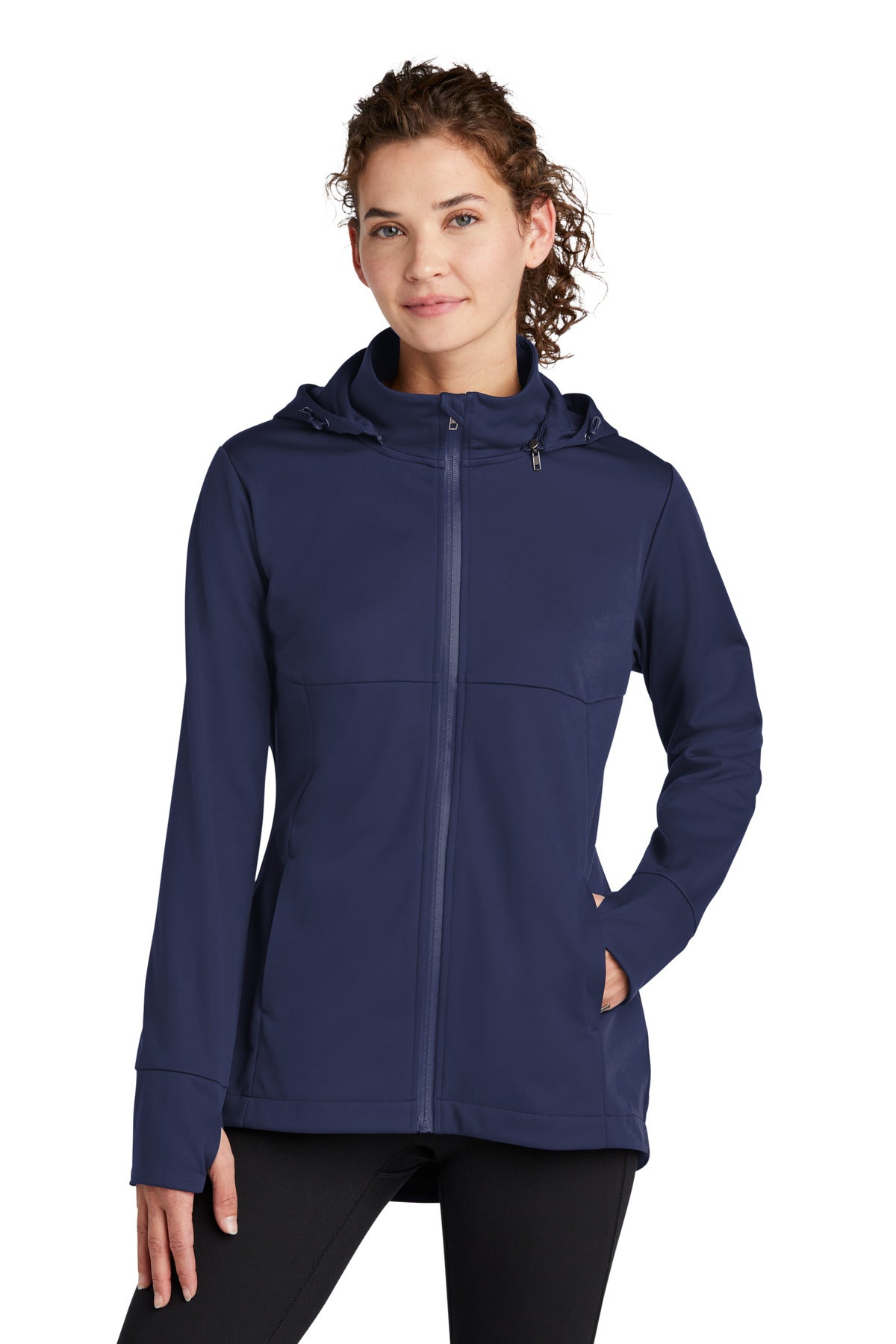 Sport-Tek Ladies Hooded Soft Shell Jacket LST980