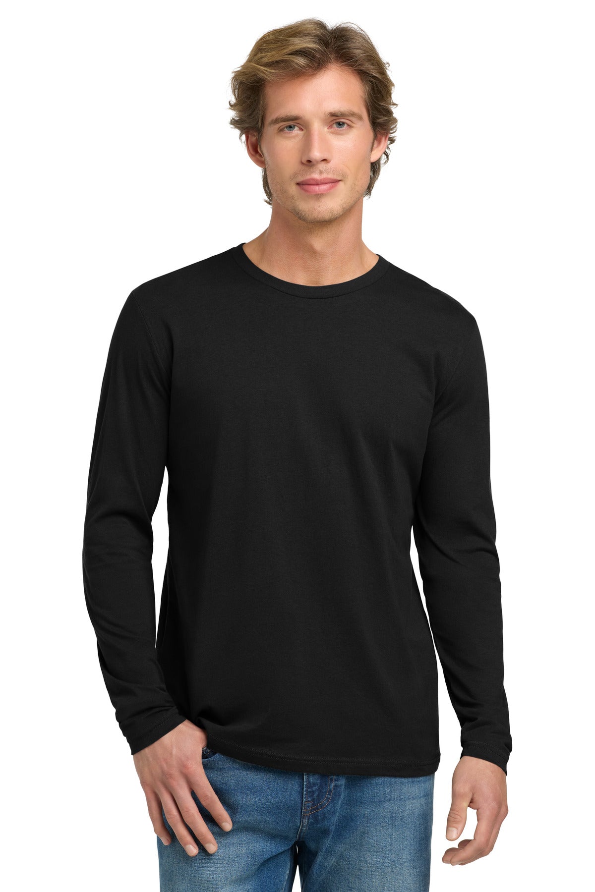 Next Level Apparel Cotton Long Sleeve Tee. NL3601