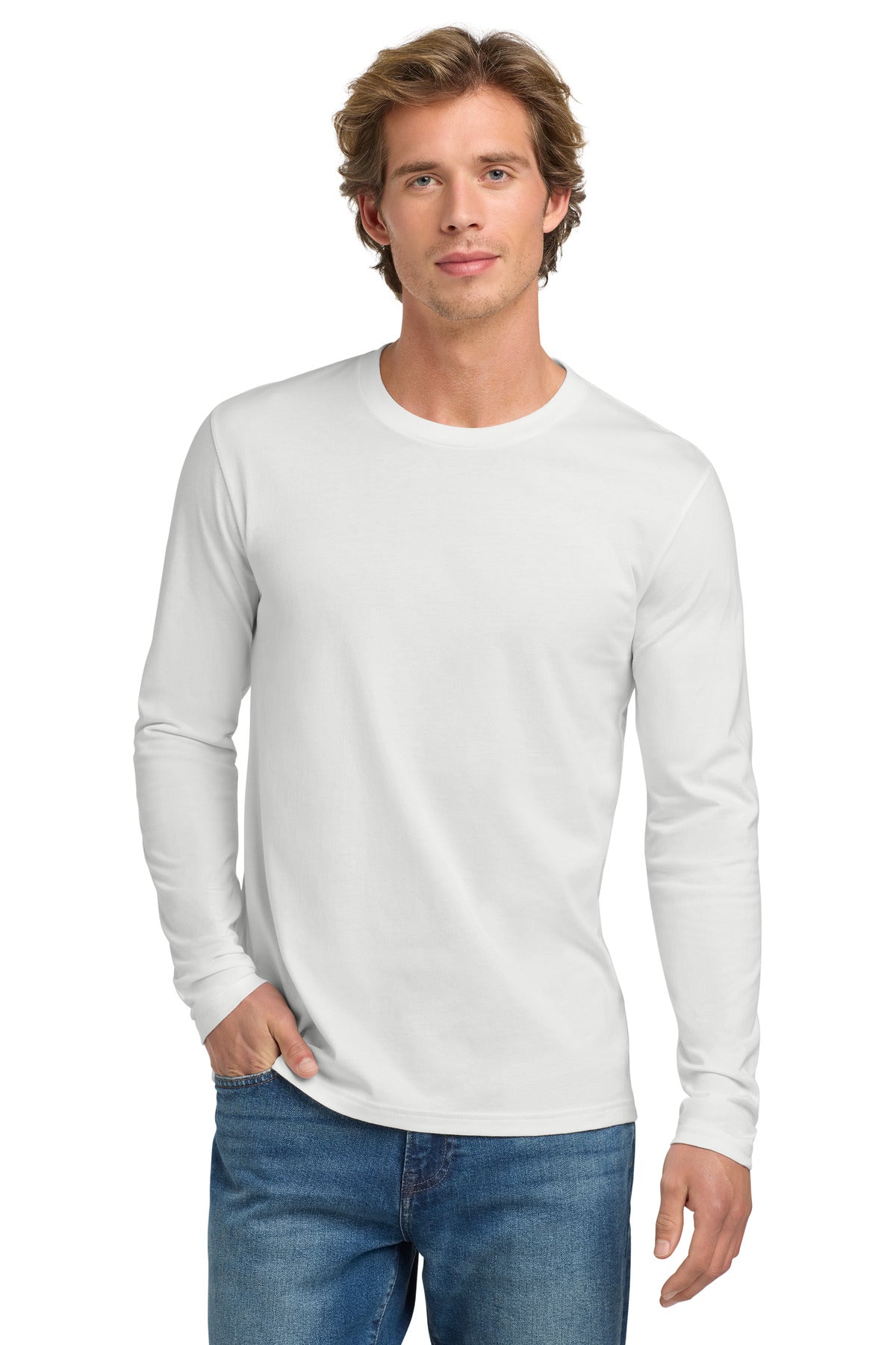 Next Level Apparel Cotton Long Sleeve Tee. NL3601