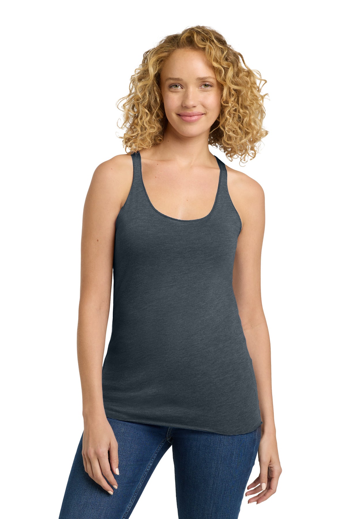 Next Level Apparel  Women's Tri-Blend Racerback Tank. NL6733