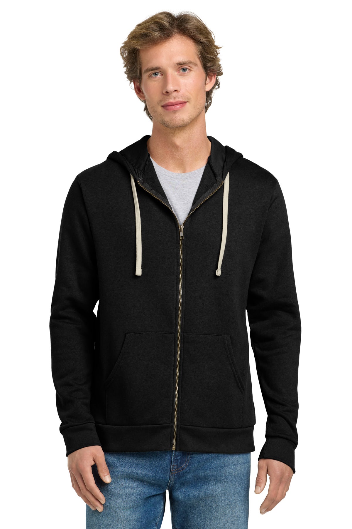 Next Level Apparel Unisex Santa Cruz Zip Hoodie. NL9602