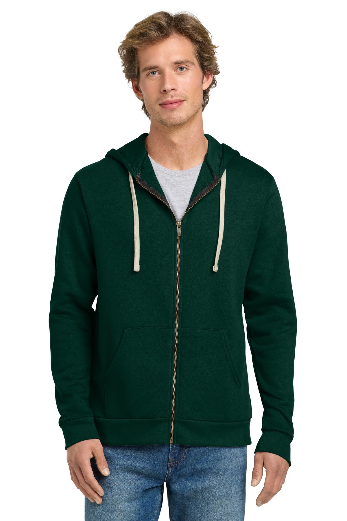 Next Level Apparel Unisex Santa Cruz Zip Hoodie. NL9602