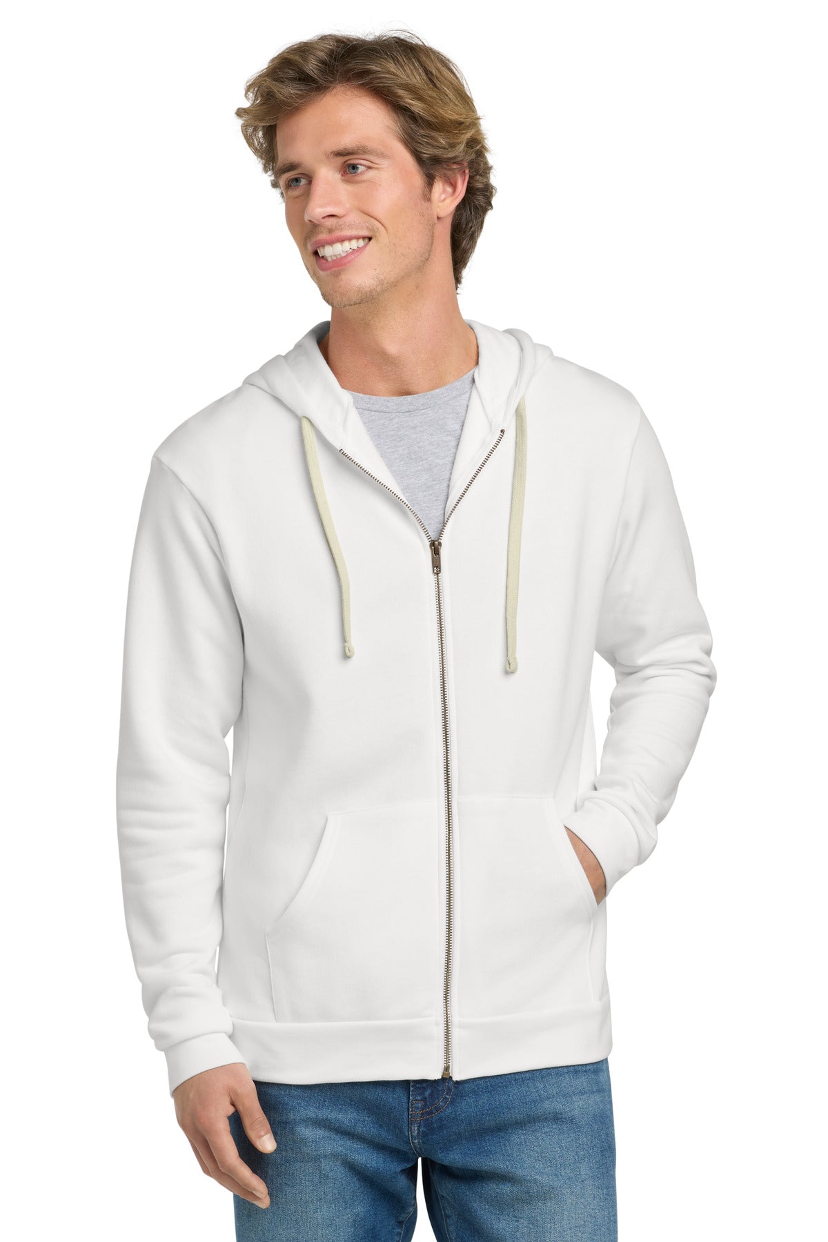 Next Level Apparel Unisex Santa Cruz Zip Hoodie. NL9602