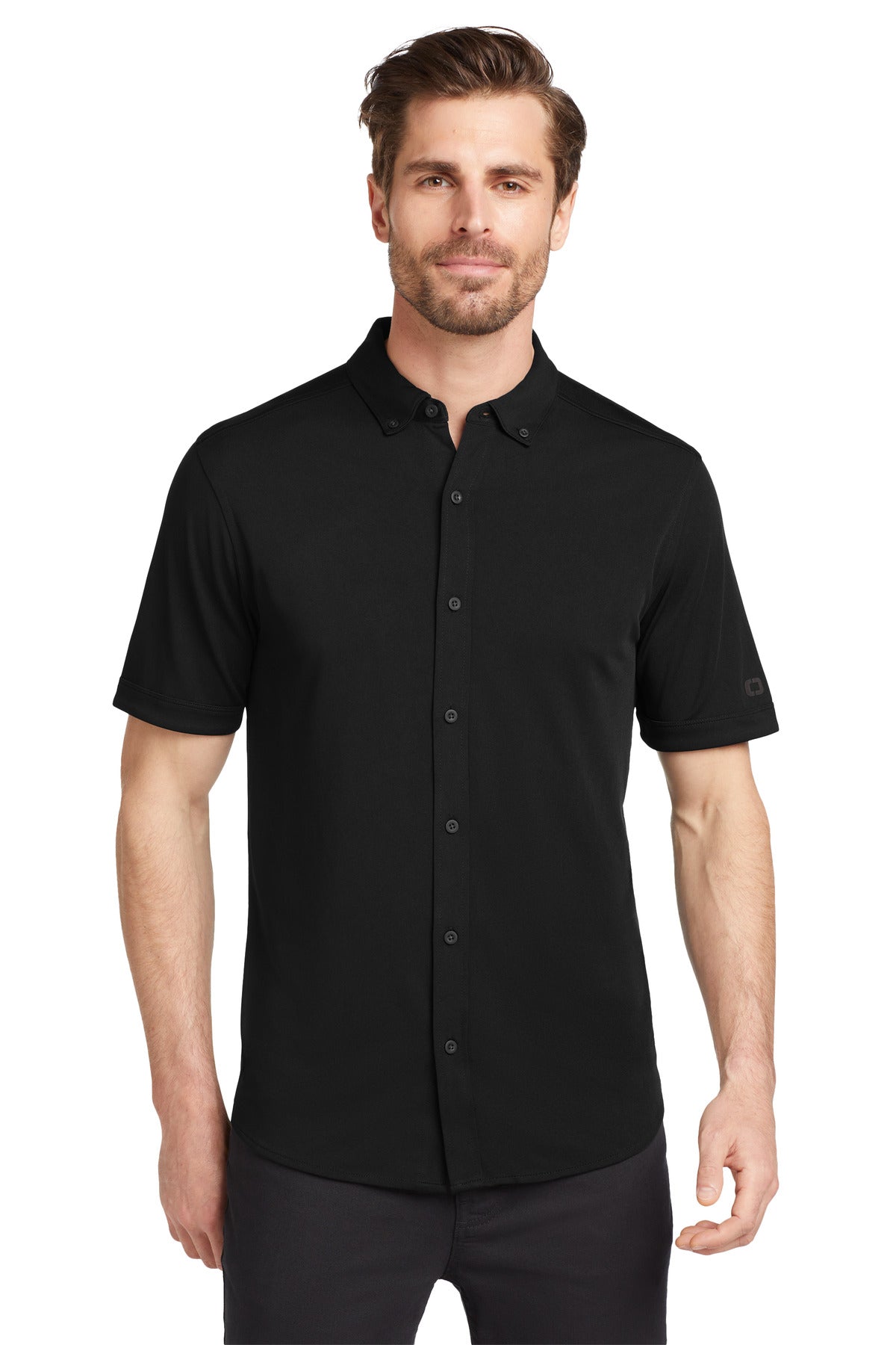 OGIO  Gravitate Full-Button Polo. OG141