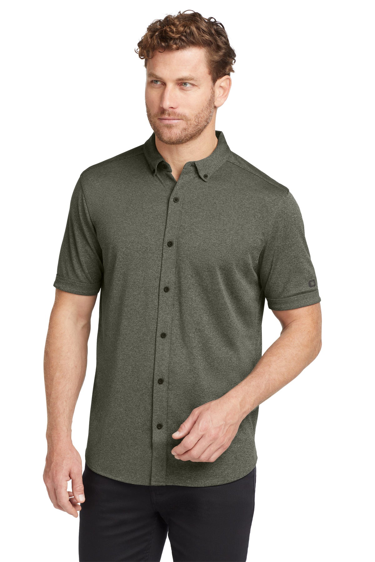 OGIO  Gravitate Full-Button Polo. OG141