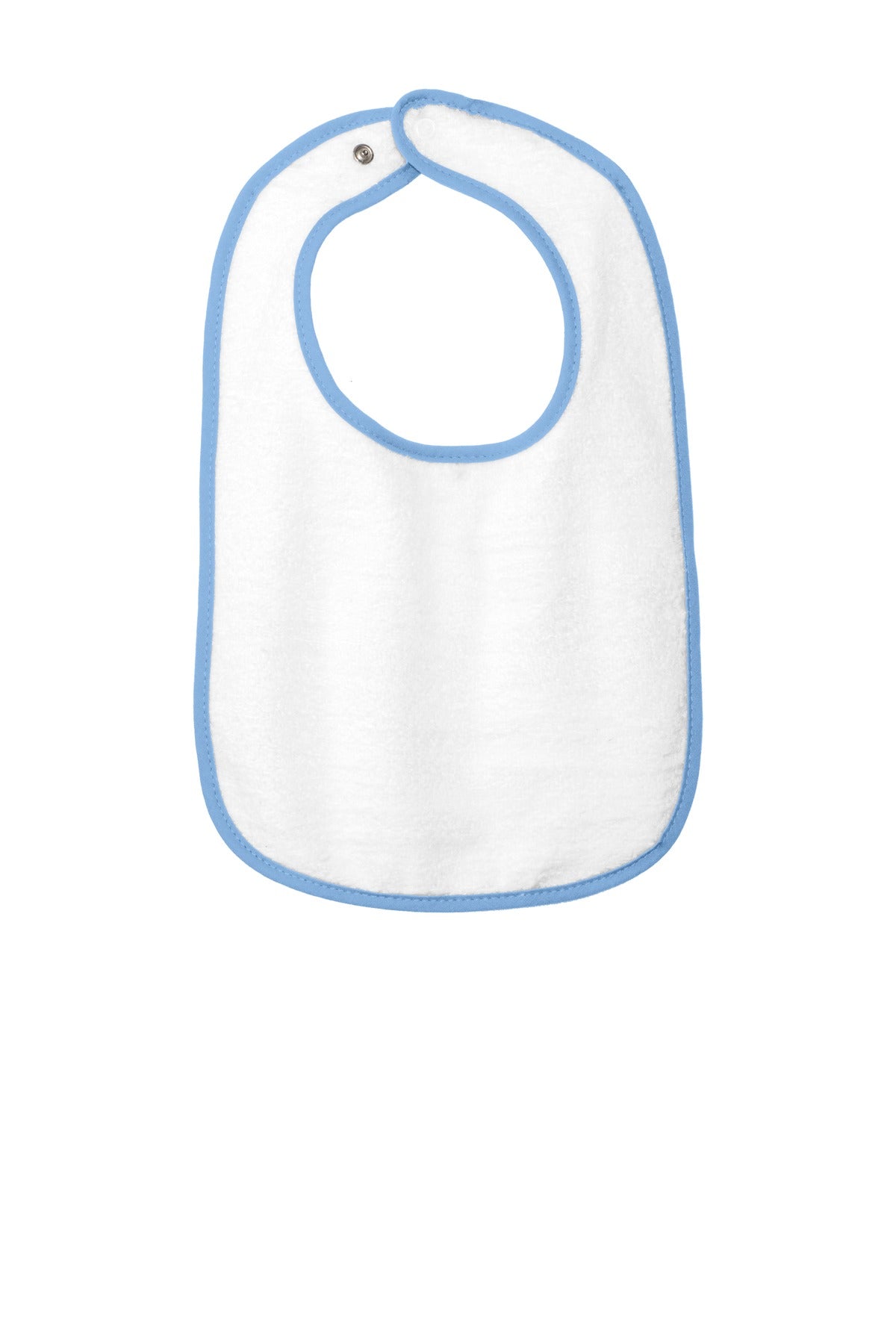 Rabbit Skins‚Ñ¢ Infant Contrast Trim Terry Bib. RS1003