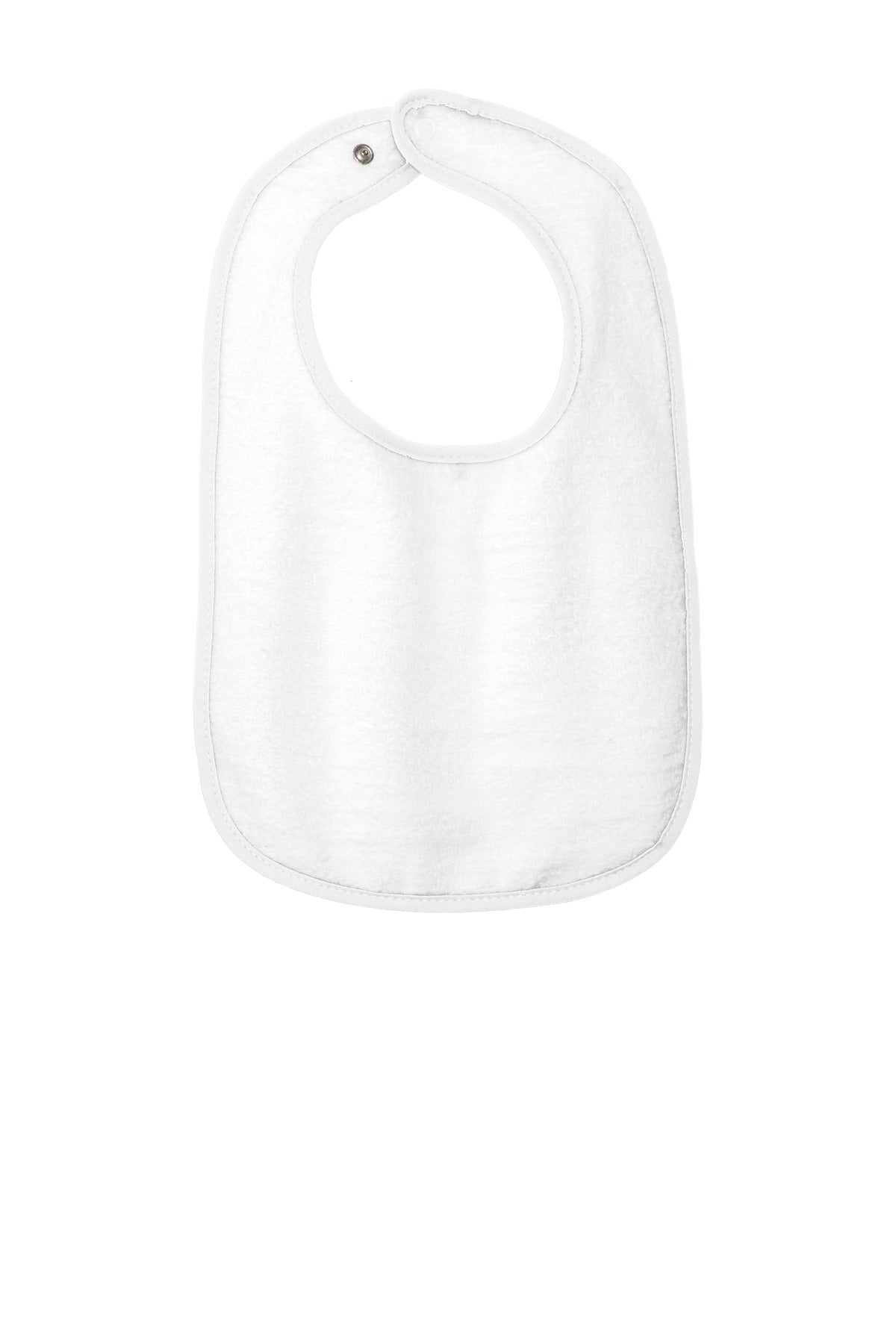 Rabbit Skins‚Ñ¢ Infant Contrast Trim Terry Bib. RS1003