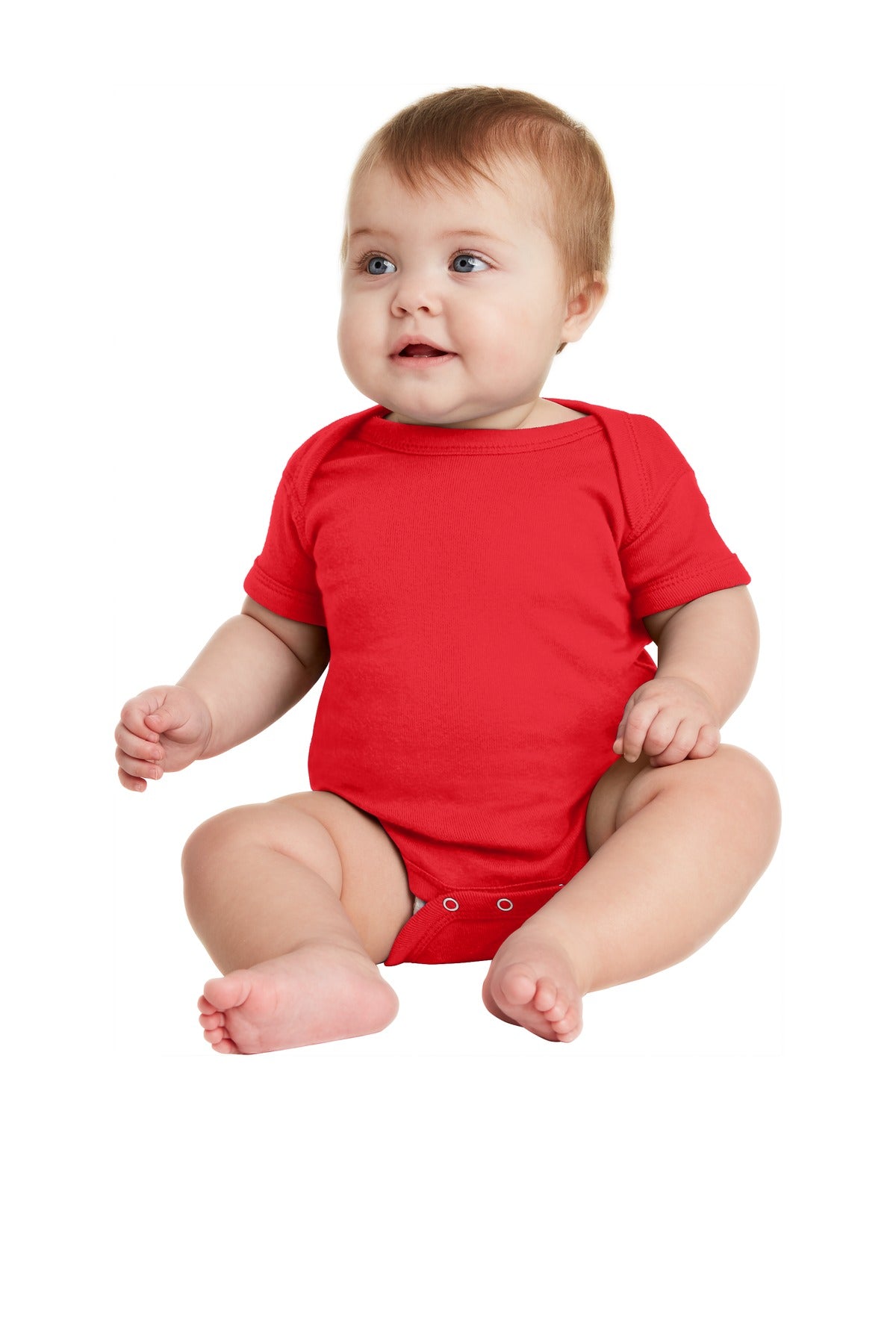 Rabbit Skins‚Ñ¢ Infant Short Sleeve Baby Rib Bodysuit. RS4400