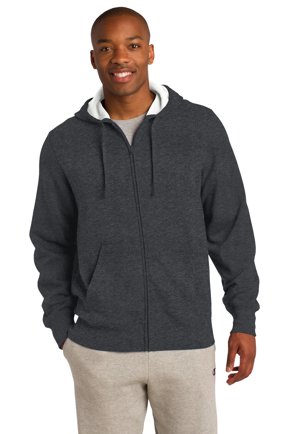 Sport-Tek Full-Zip Hooded Sweatshirt. ST258