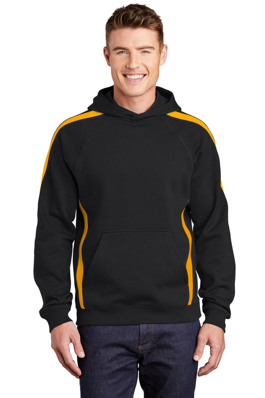 Sport-Tek Sleeve Stripe Pullover Hooded Sweatshirt. ST265