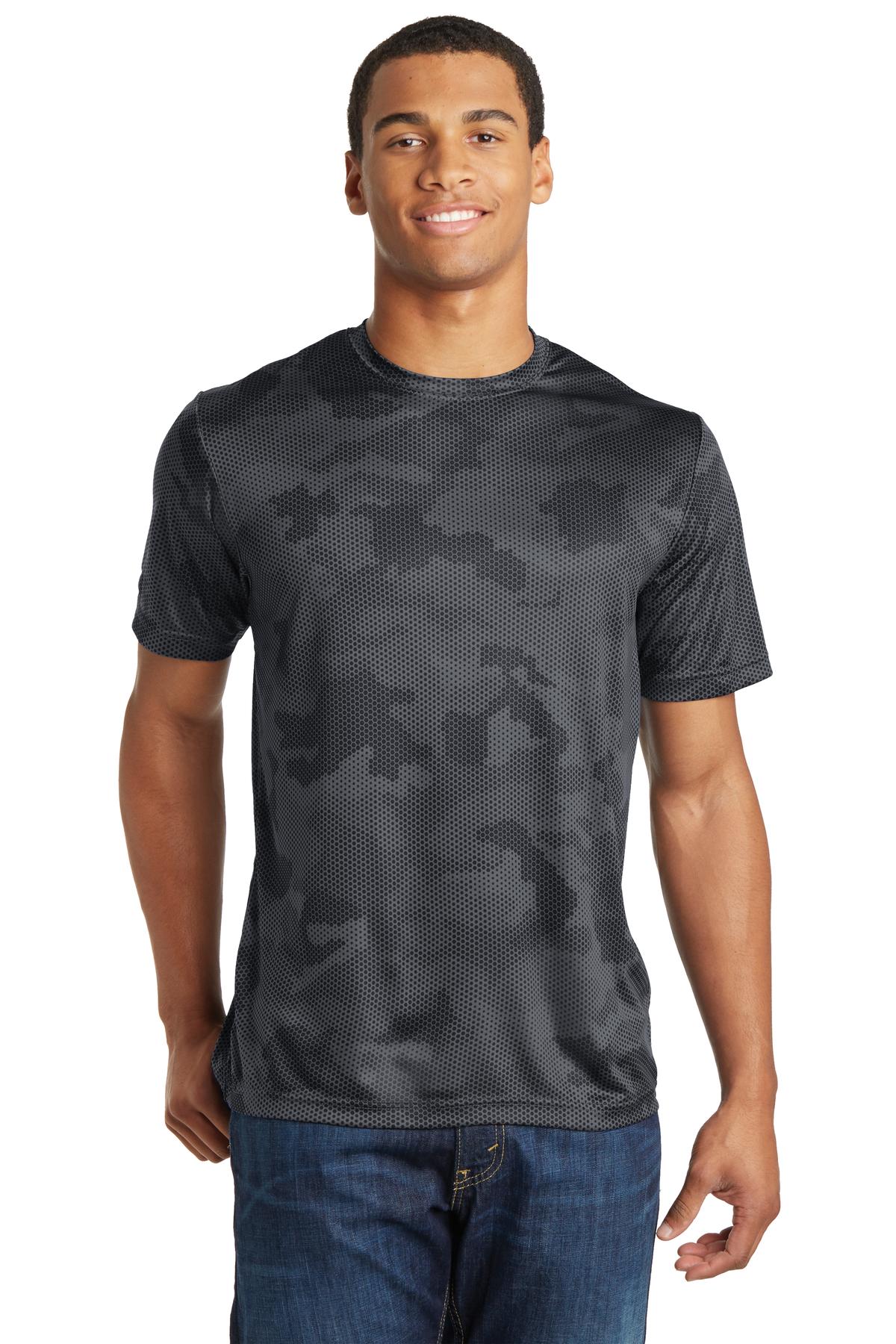 Sport-Tek CamoHex Tee. ST370