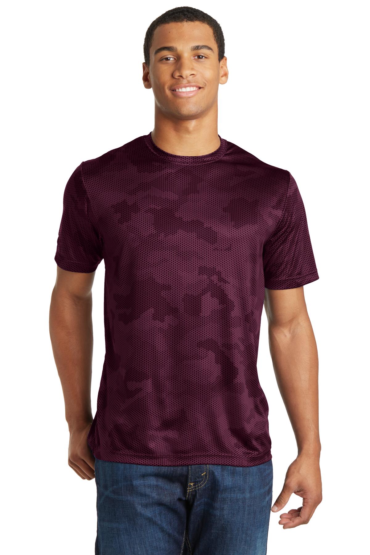 Sport-Tek CamoHex Tee. ST370