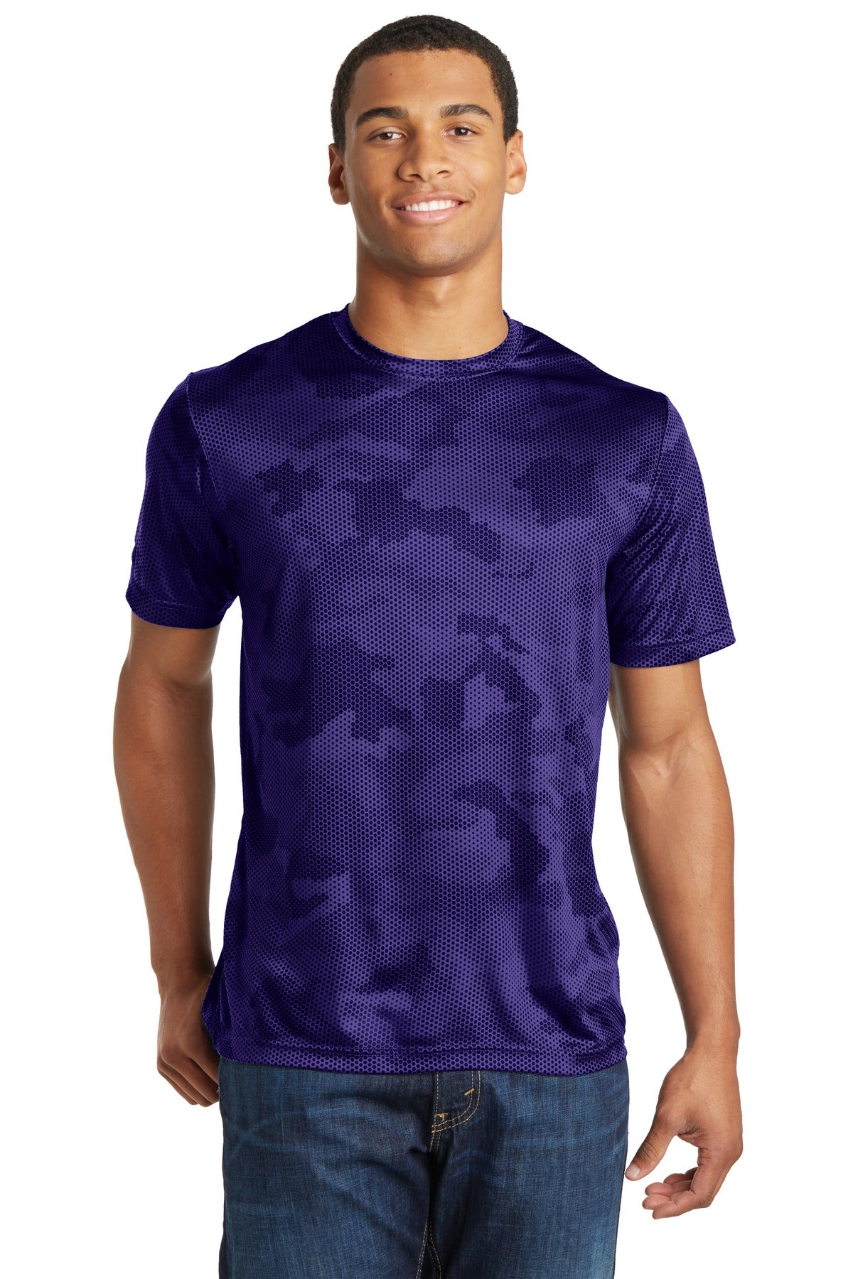 Sport-Tek CamoHex Tee. ST370