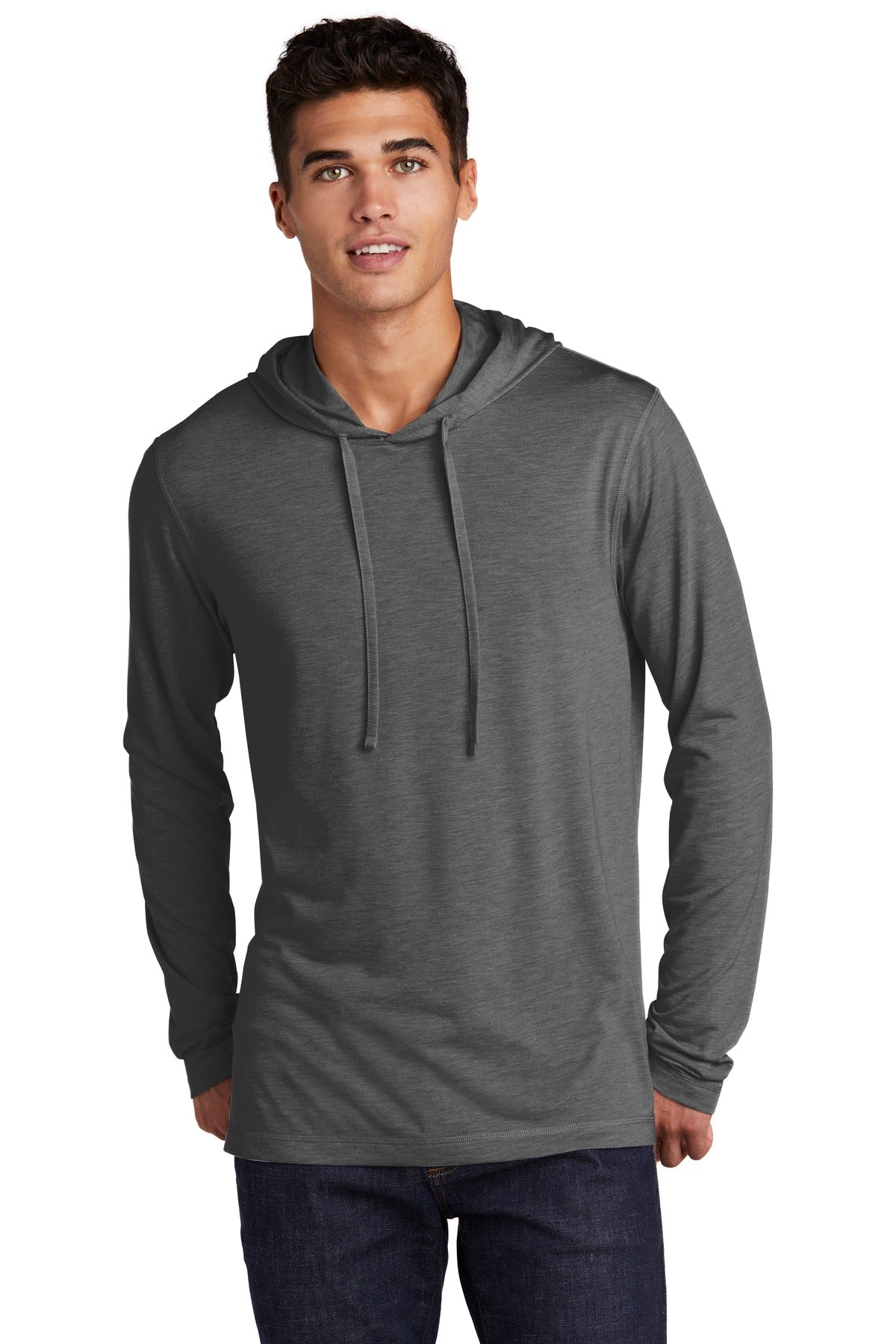 Sport-Tek  PosiCharge  Tri-Blend Wicking Long Sleeve Hoodie ST406