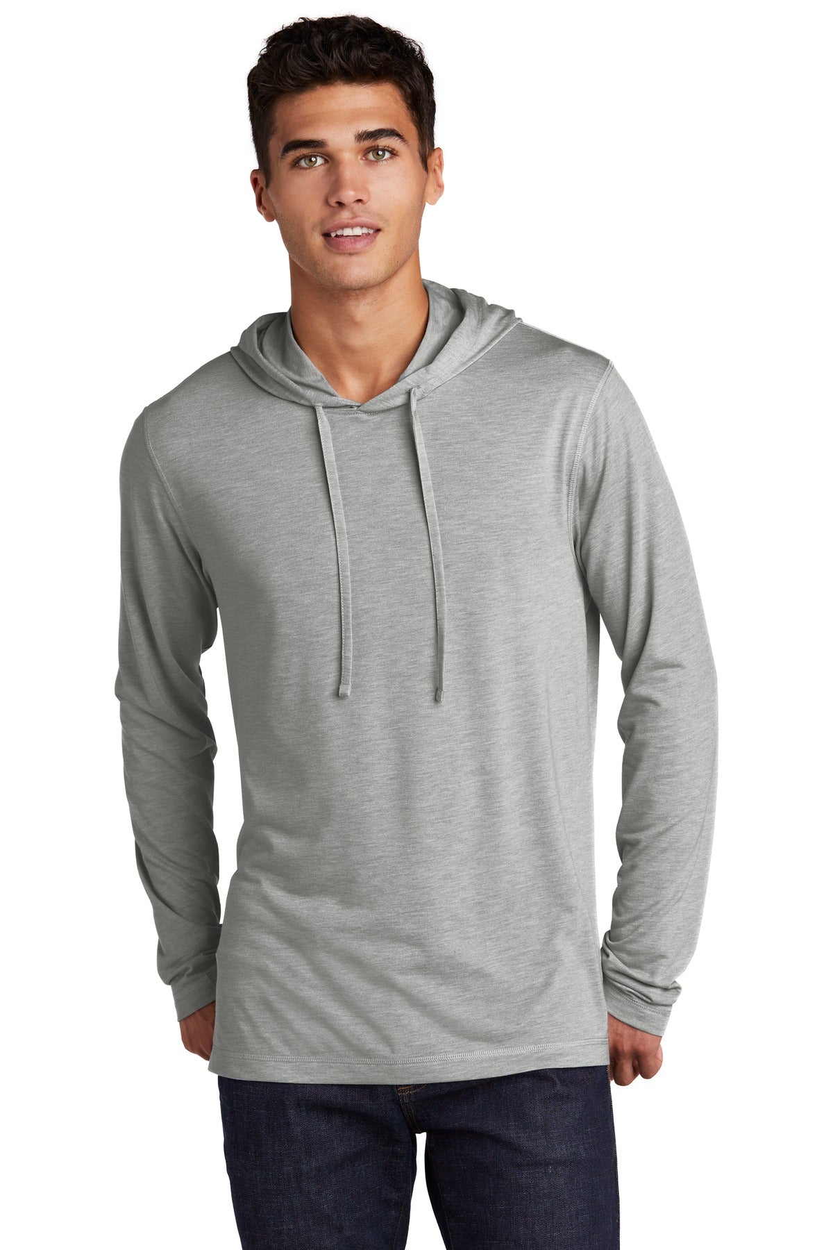 Sport-Tek  PosiCharge  Tri-Blend Wicking Long Sleeve Hoodie ST406