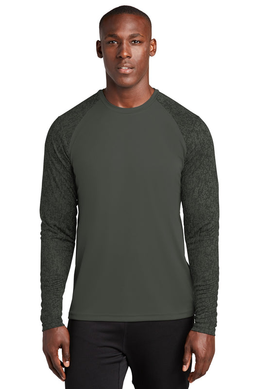 Sport-Tek  Long Sleeve Digi Camo Tee. ST460LS